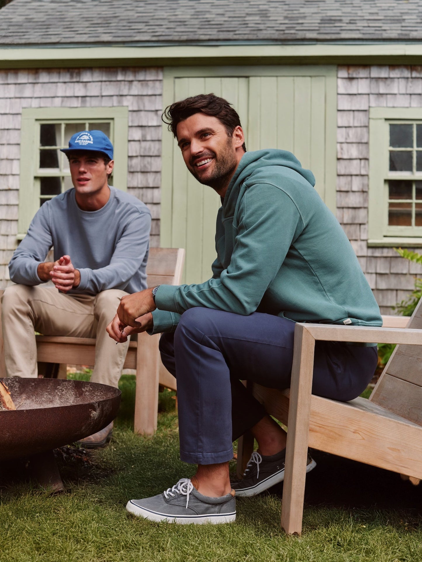 Fair Harbor Saltaire Crewneck - Nautical Red