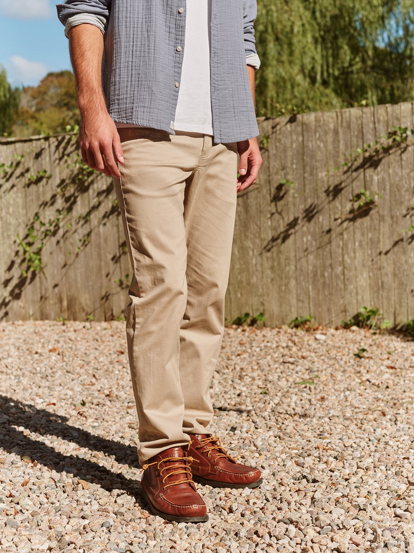 Fair Harbor Horizon 5-Pocket Pant - Khaki