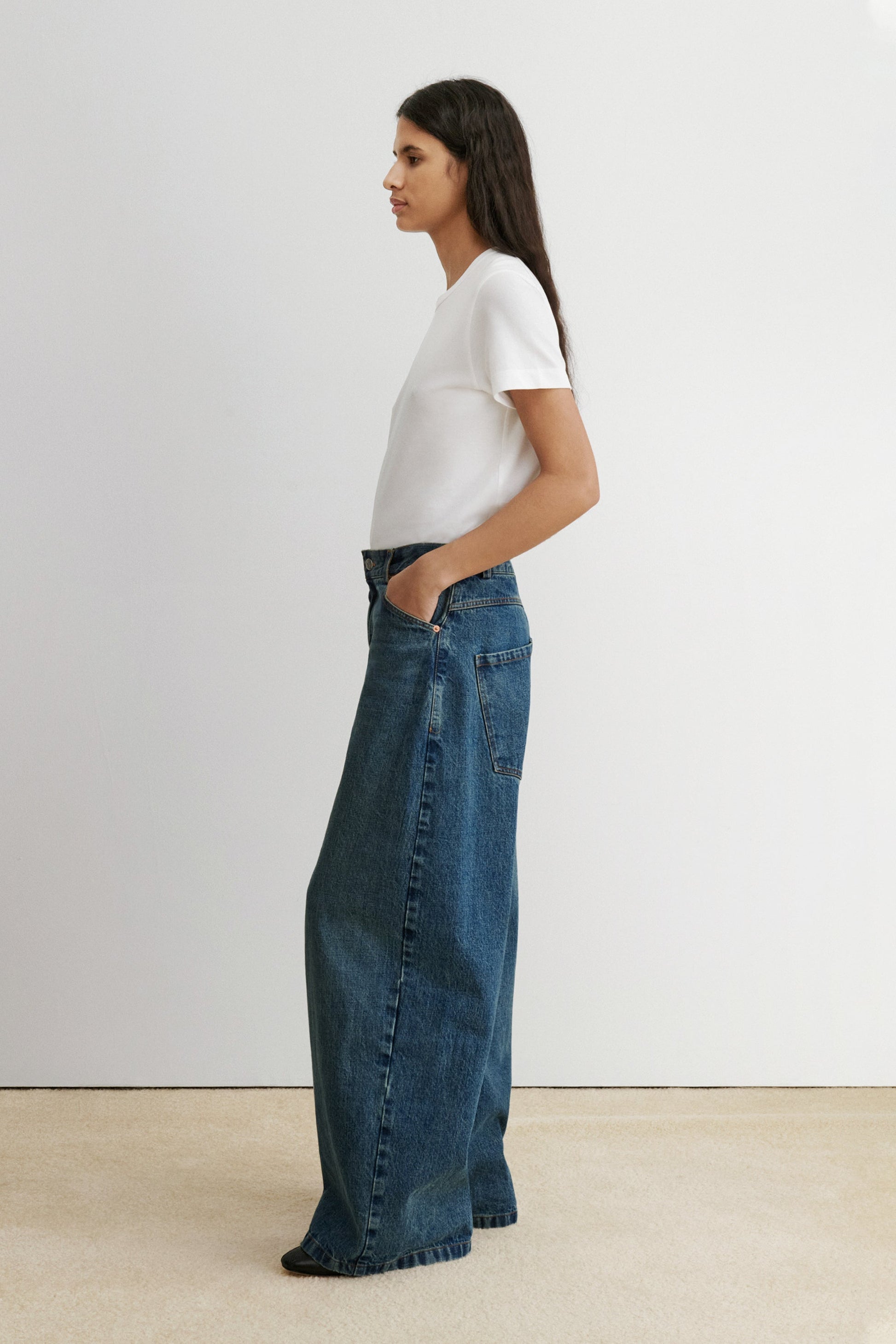 Rachel Comey | Dottir Pant Aged Indigo