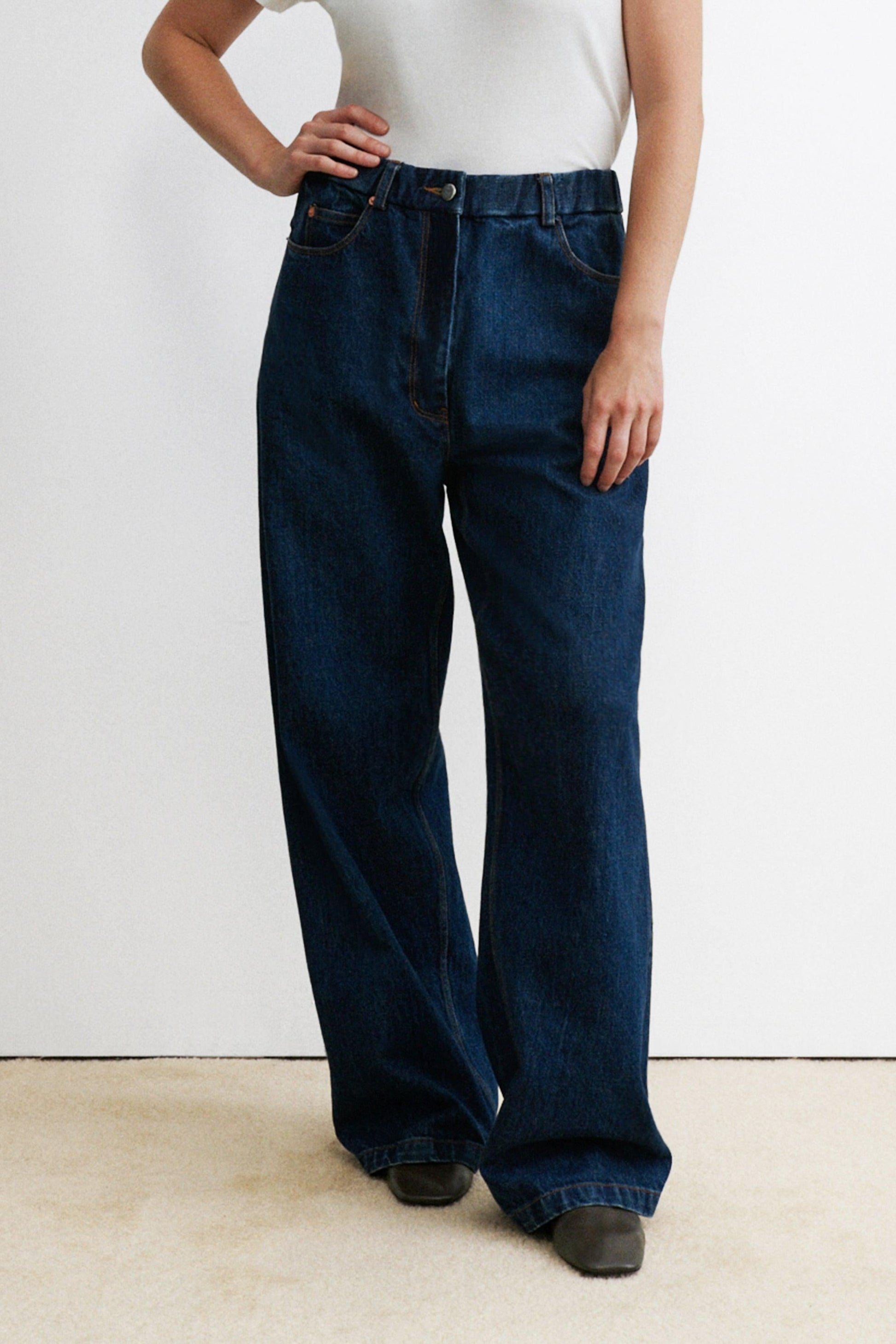 Rachel Comey | Slacker Pant Muddy Indigo