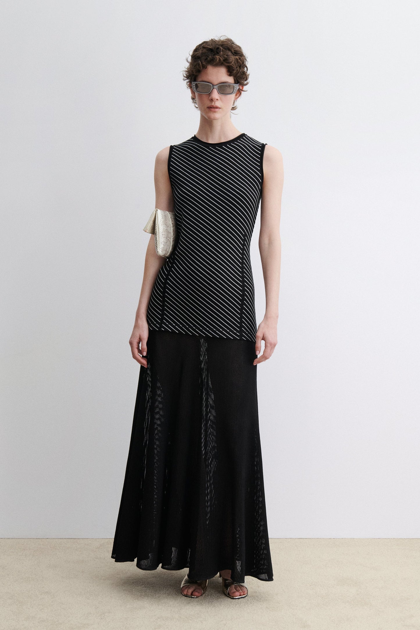 Rachel Comey | Kimbell Dress Diagonal Stripe