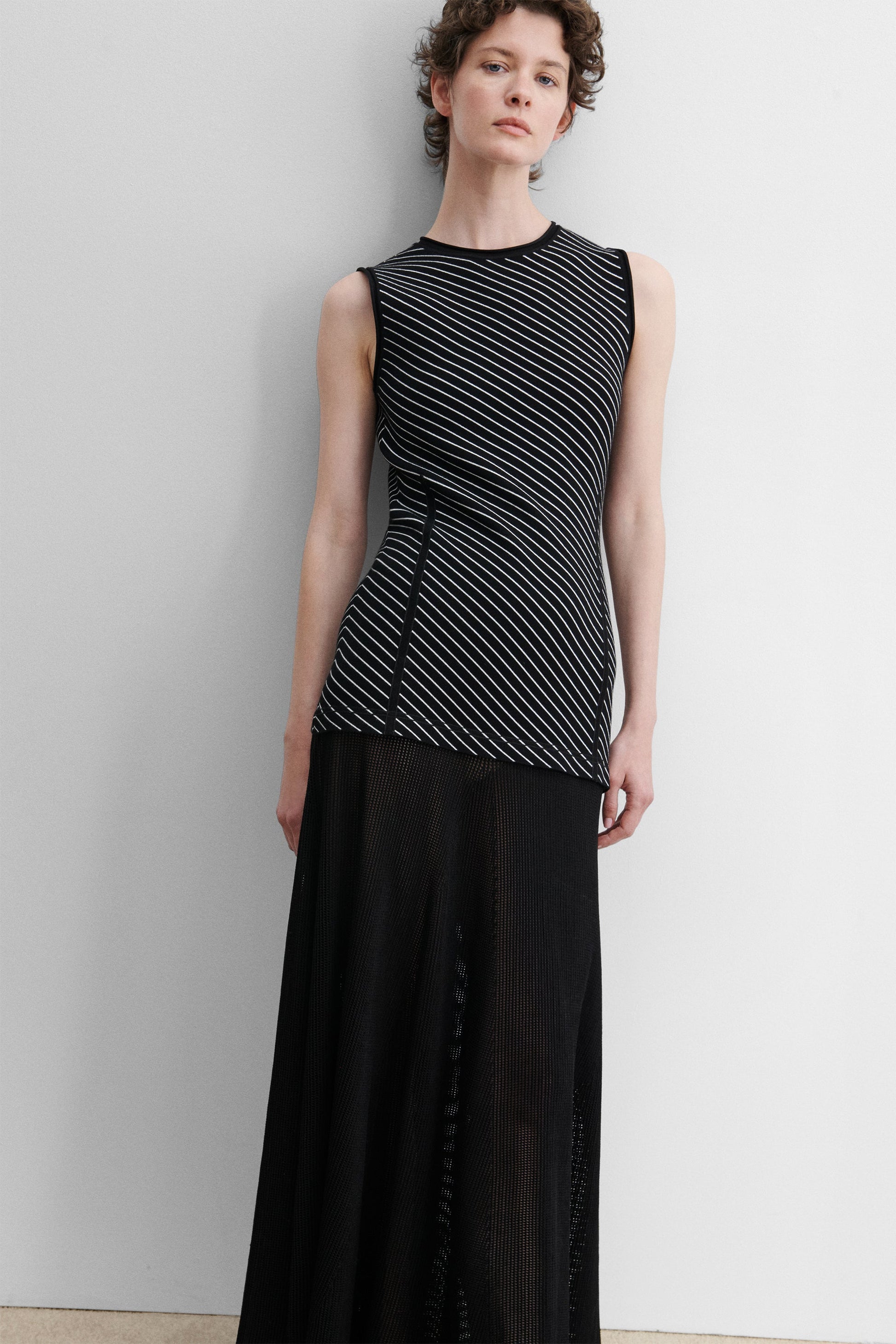 Rachel Comey | Kimbell Dress Diagonal Stripe