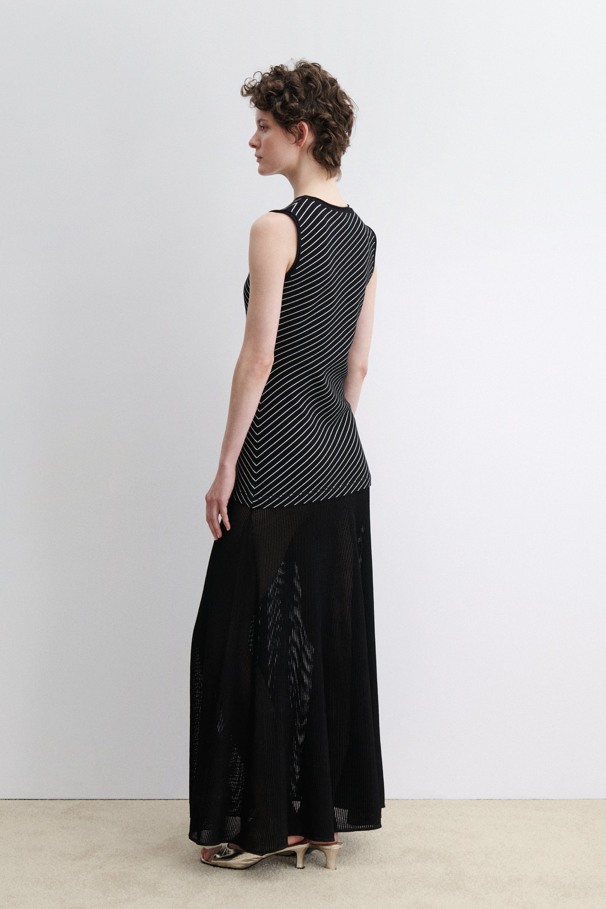 Rachel Comey | Kimbell Dress Diagonal Stripe