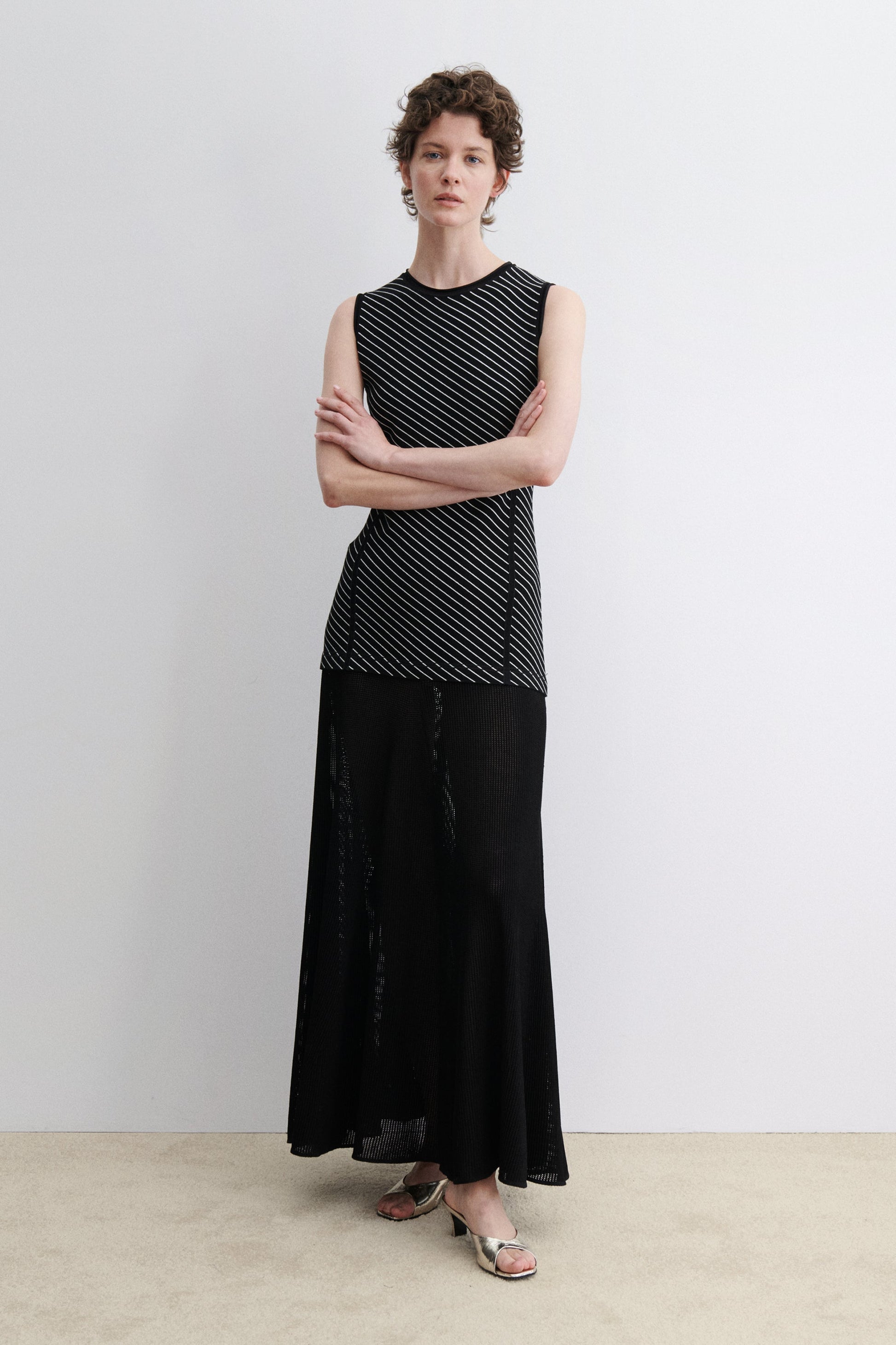 Rachel Comey | Kimbell Dress Diagonal Stripe