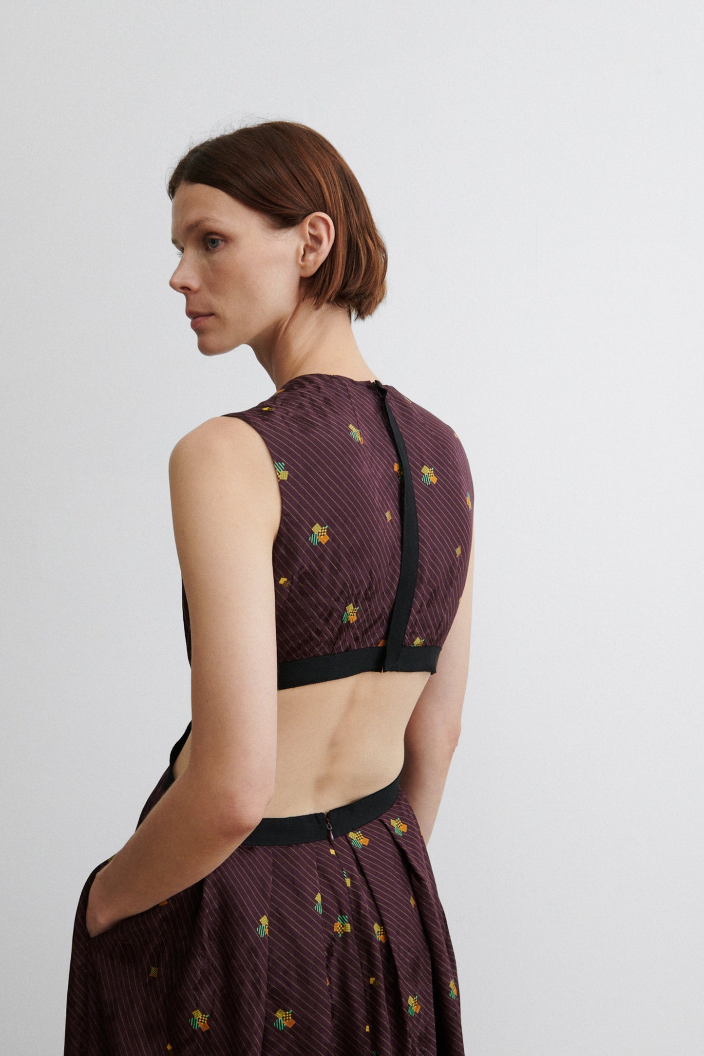 Rachel Comey | Noah Dress Bordeaux