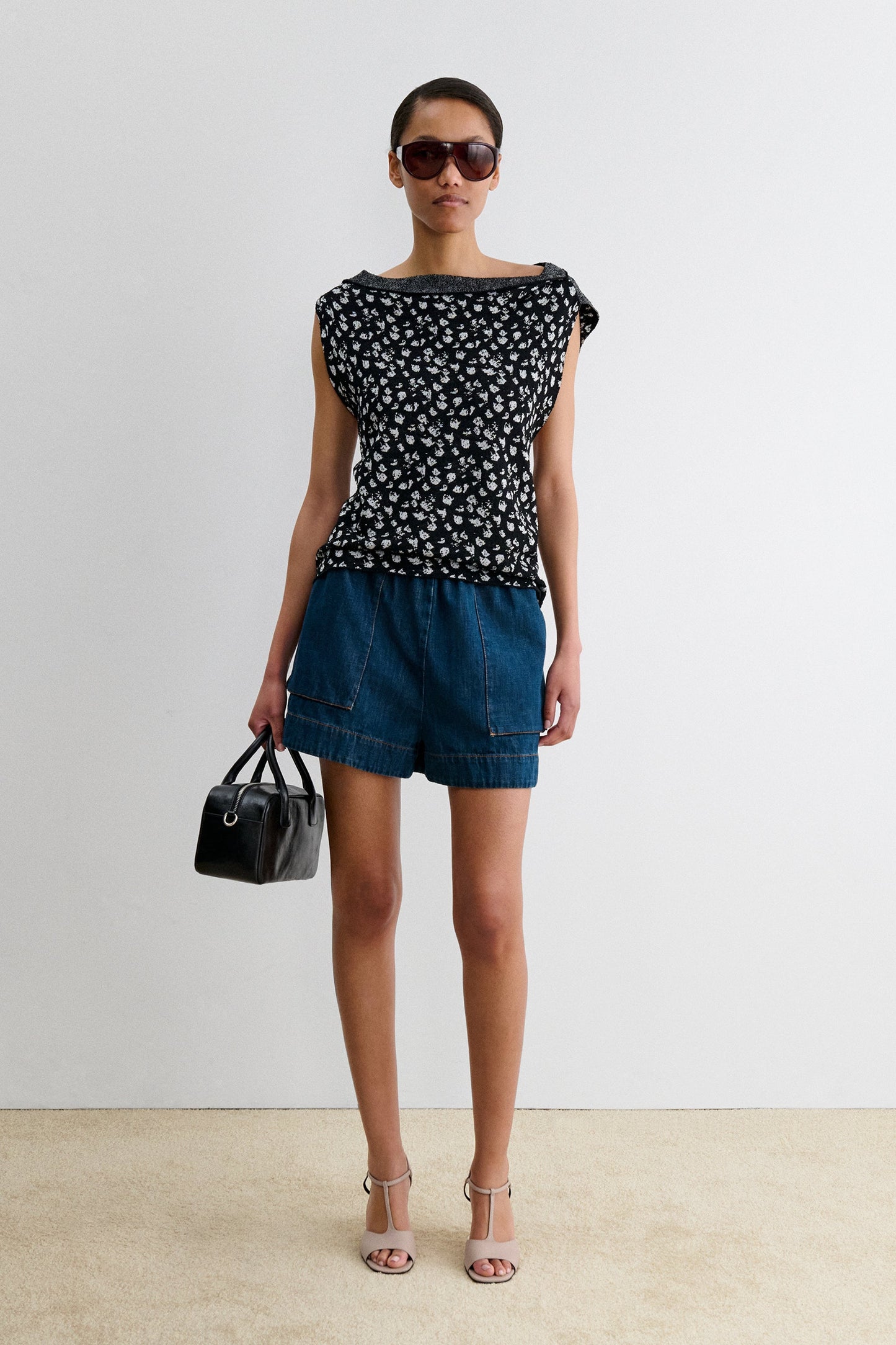 Rachel Comey | Svelte Top Black-White