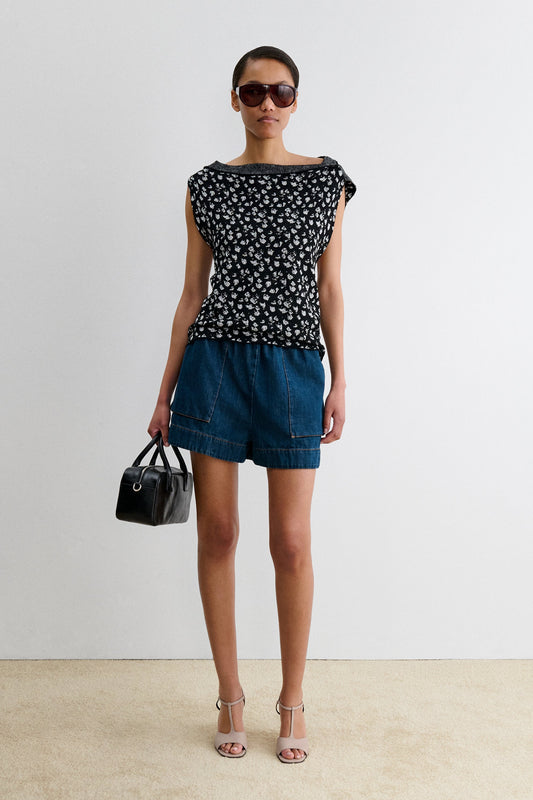 Rachel Comey | Svelte Top Black-White
