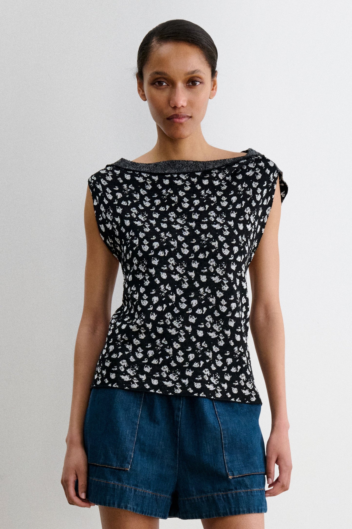 Rachel Comey | Svelte Top Black-White