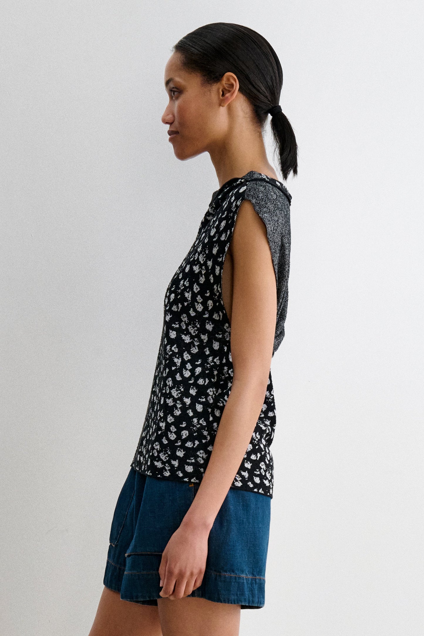 Rachel Comey | Svelte Top Black-White