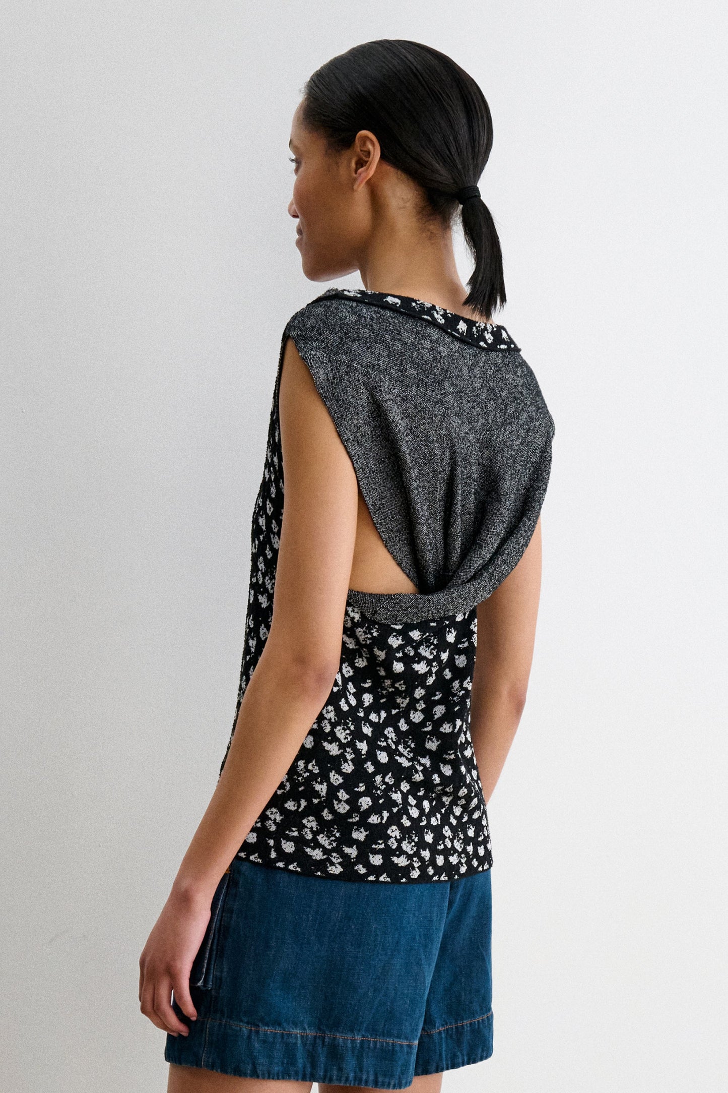 Rachel Comey | Svelte Top Black-White