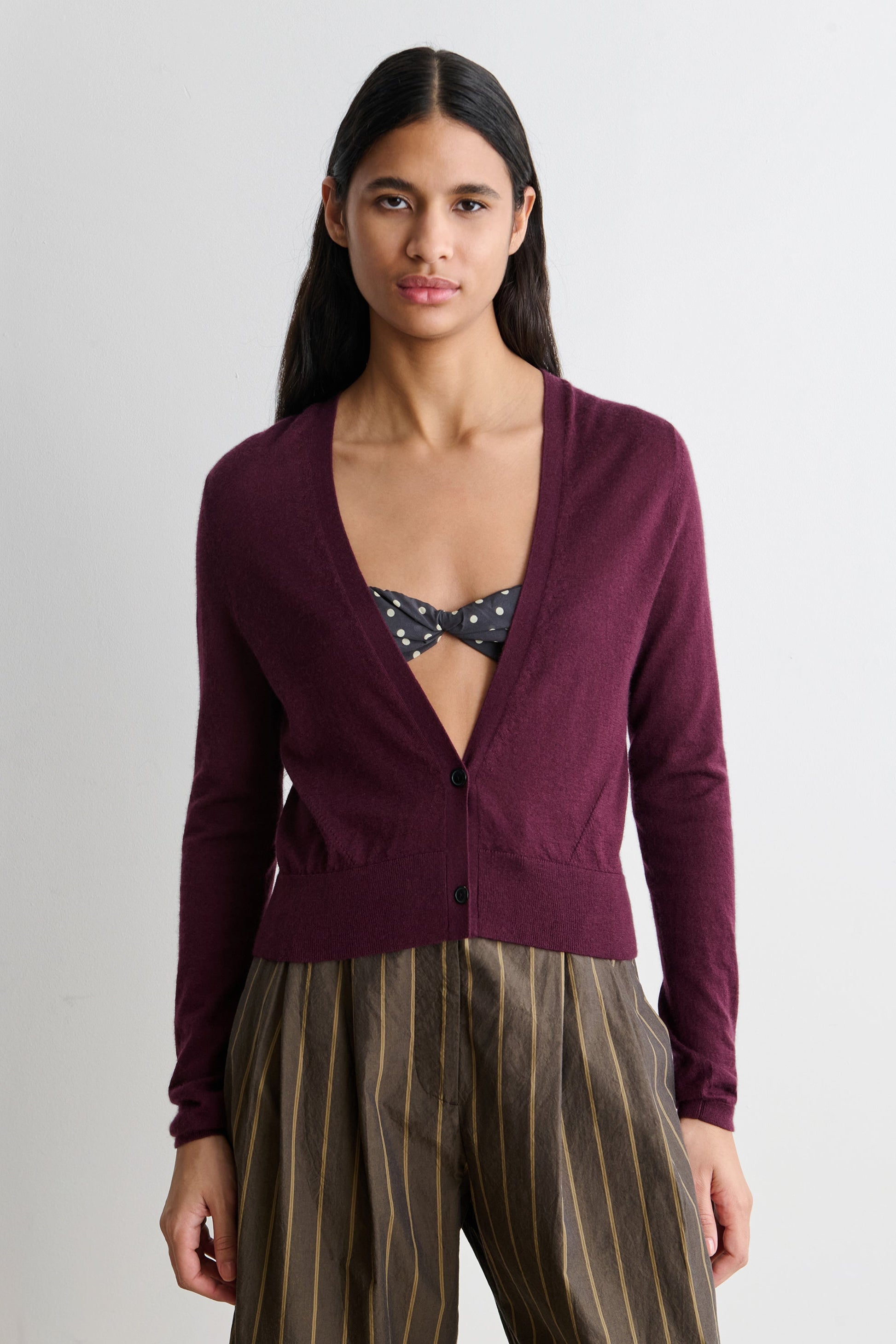 Rachel Comey | Lilt Cardigan Black Cherry