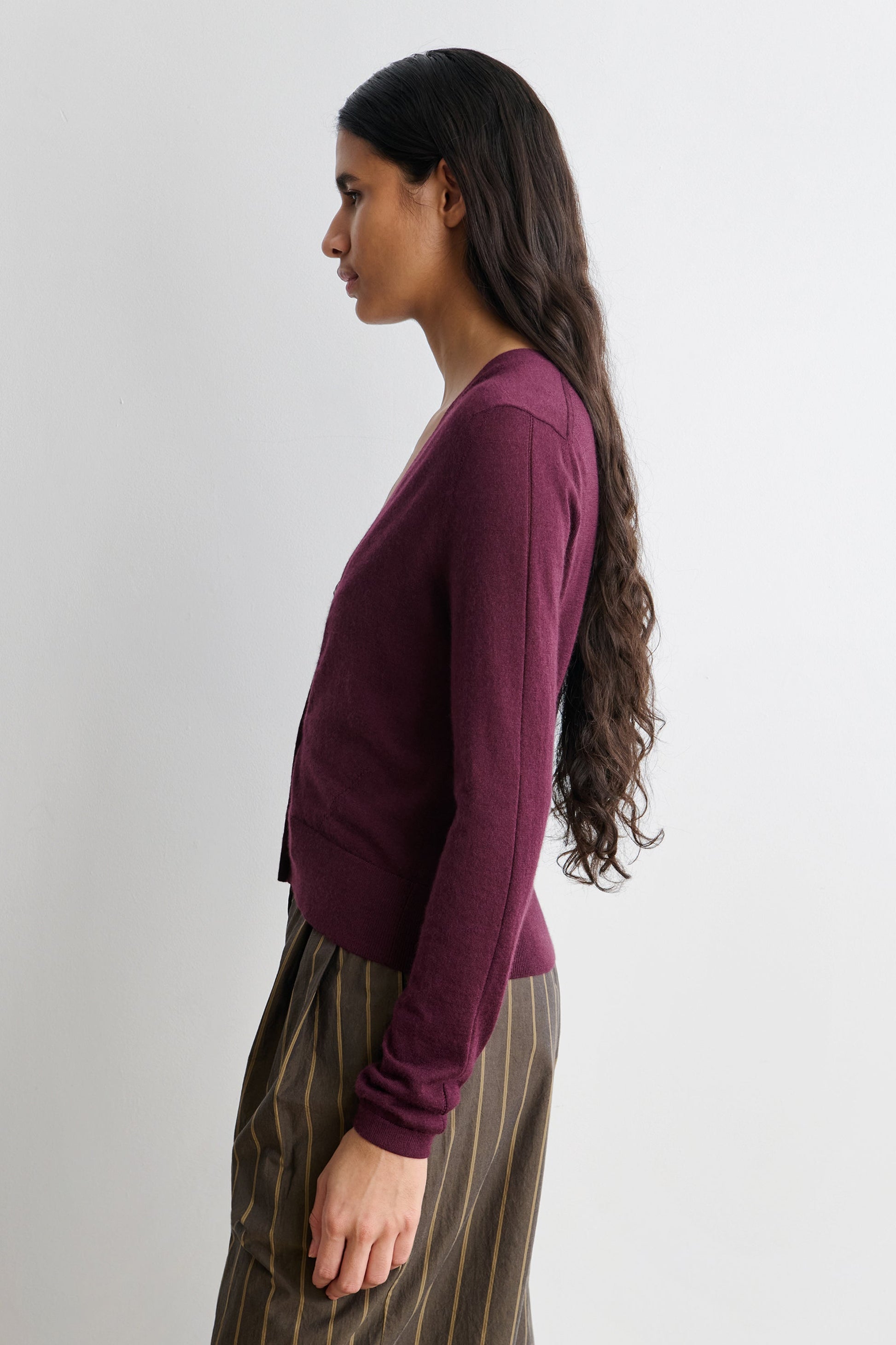 Rachel Comey | Lilt Cardigan Black Cherry