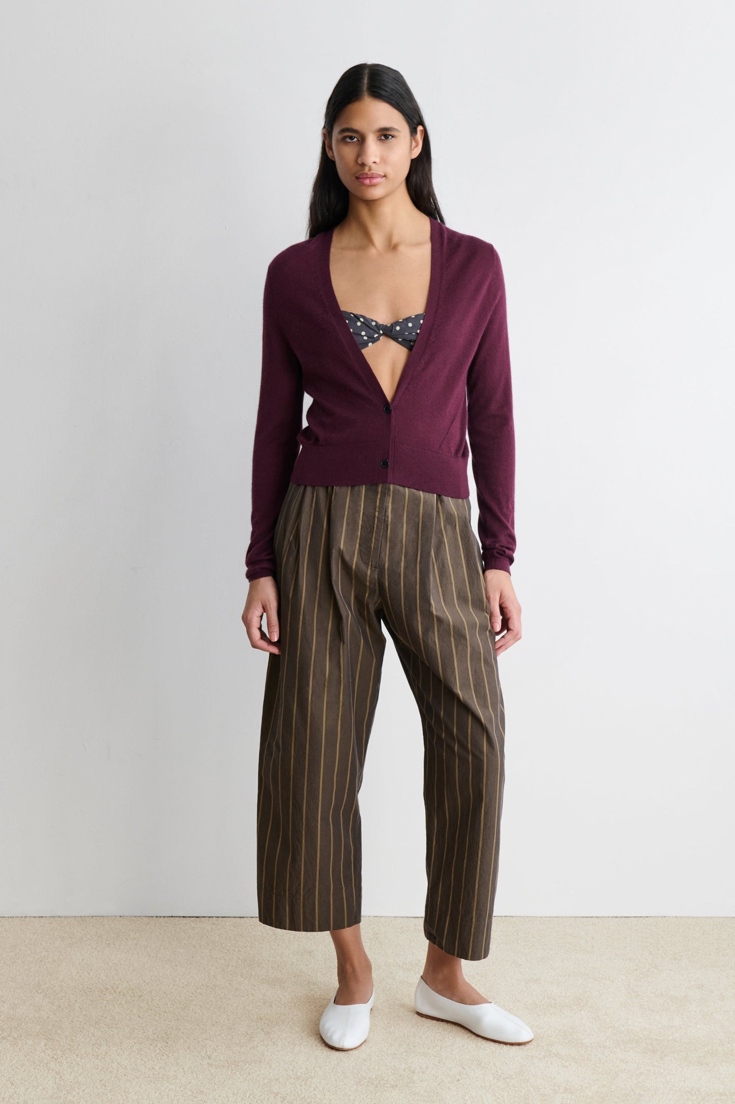 Rachel Comey | Lilt Cardigan Black Cherry