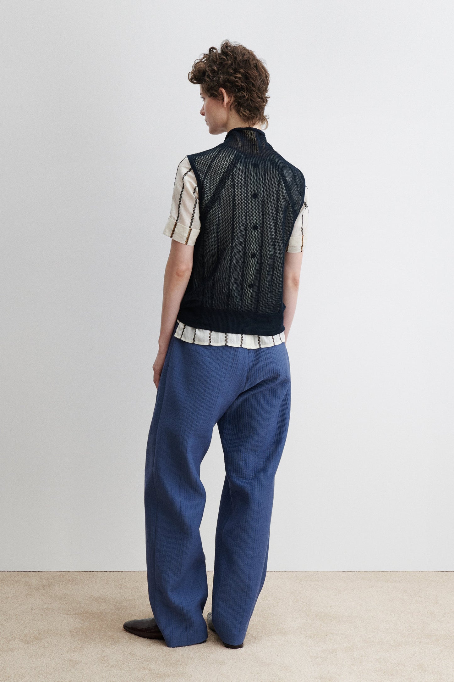 Rachel Comey | Horwill Top Charcoal-Cream
