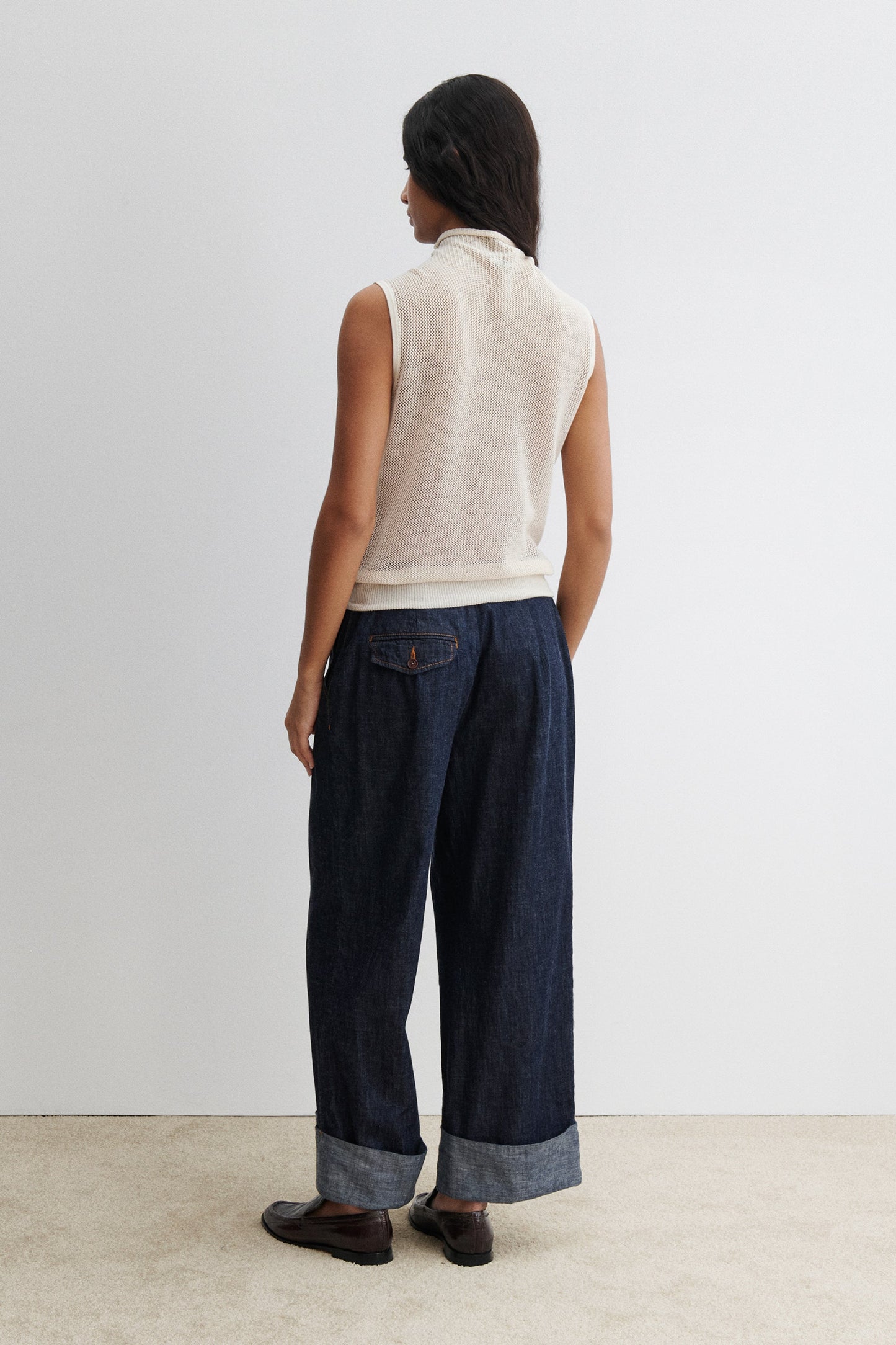 Rachel Comey | Horwill Top Charcoal-Cream