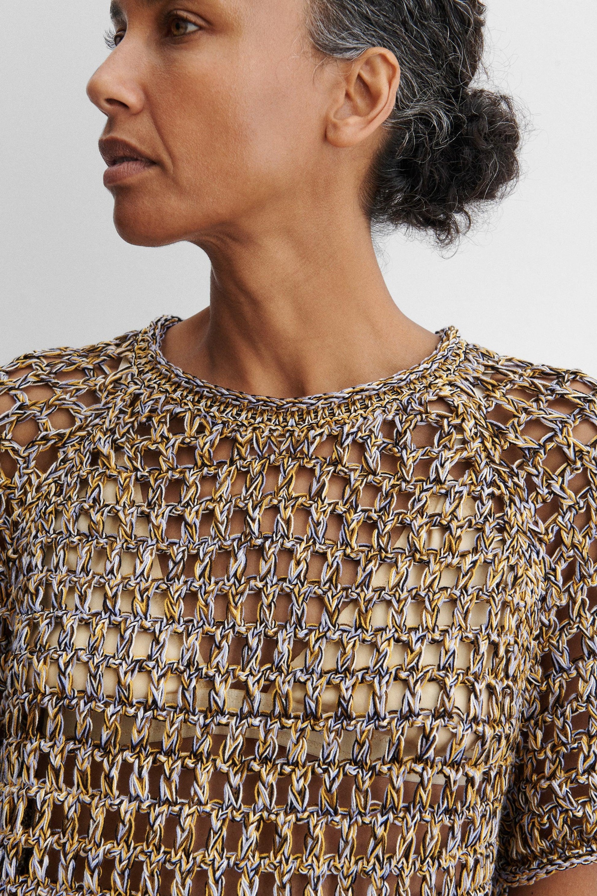 Rachel Comey | Drax Tee Yellow Multi