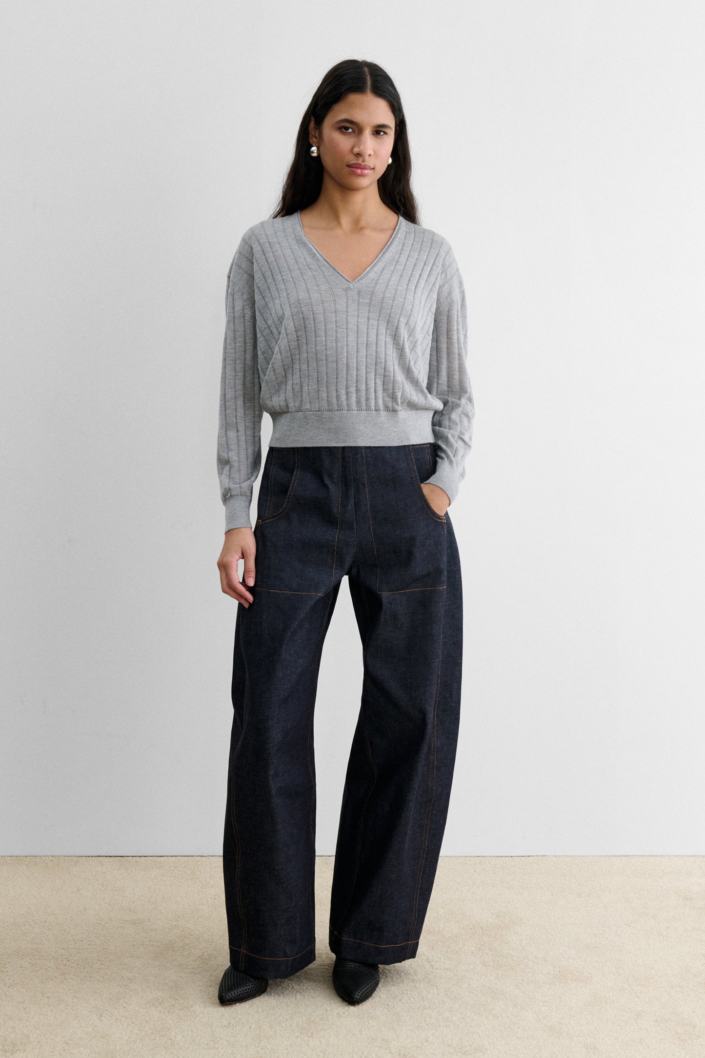 Rachel Comey | Marion V-Neck Black