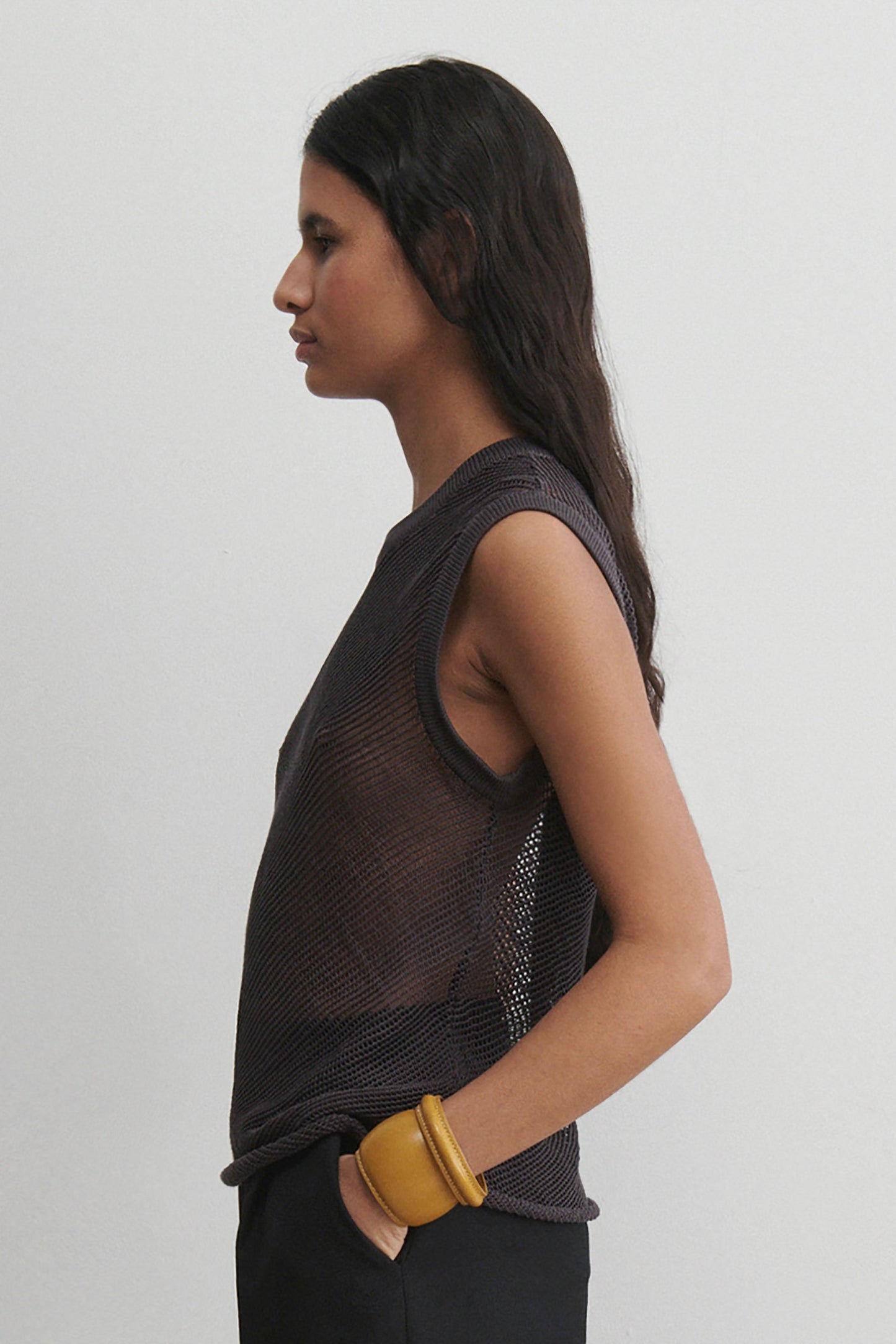 Rachel Comey | Rhett Tank Charcoal Multi
