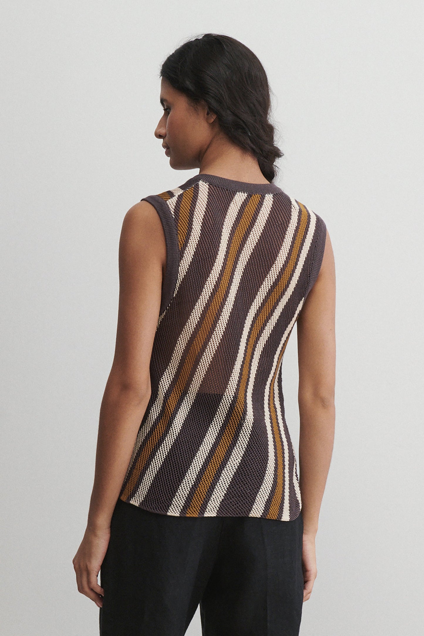 Rachel Comey | Rhett Tank Charcoal Multi