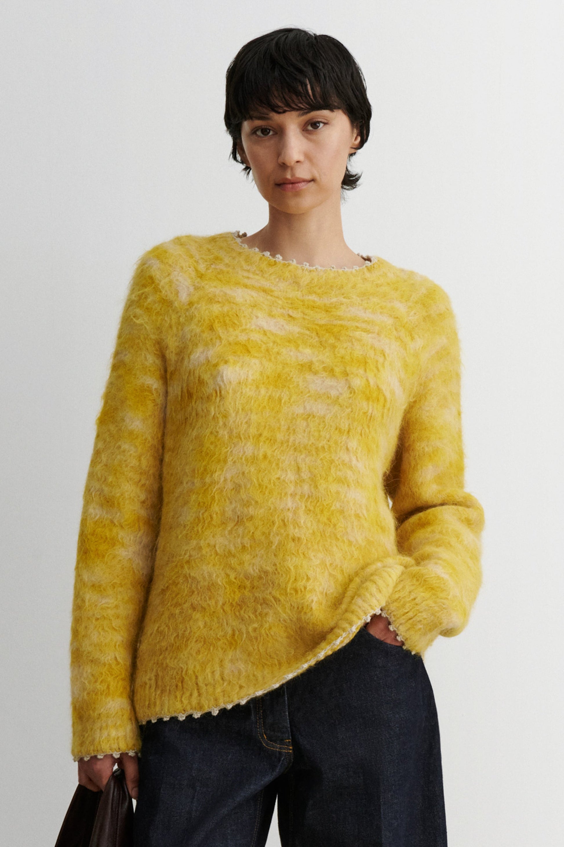 Rachel Comey | Durden Sweater Chartreuse Space Dye