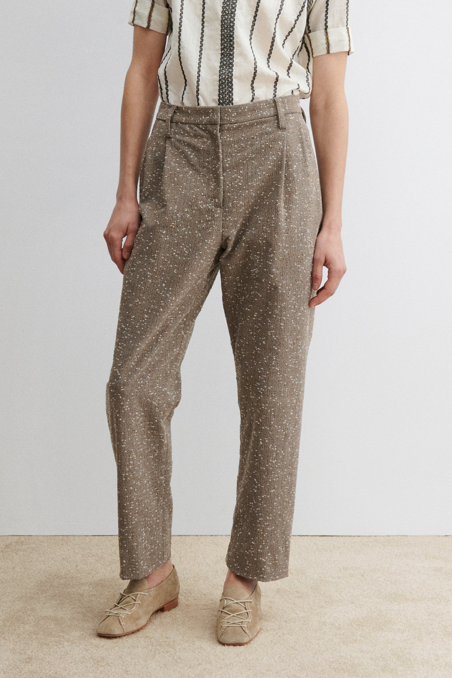 Rachel Comey | Carabin Pant Brown Herringbone