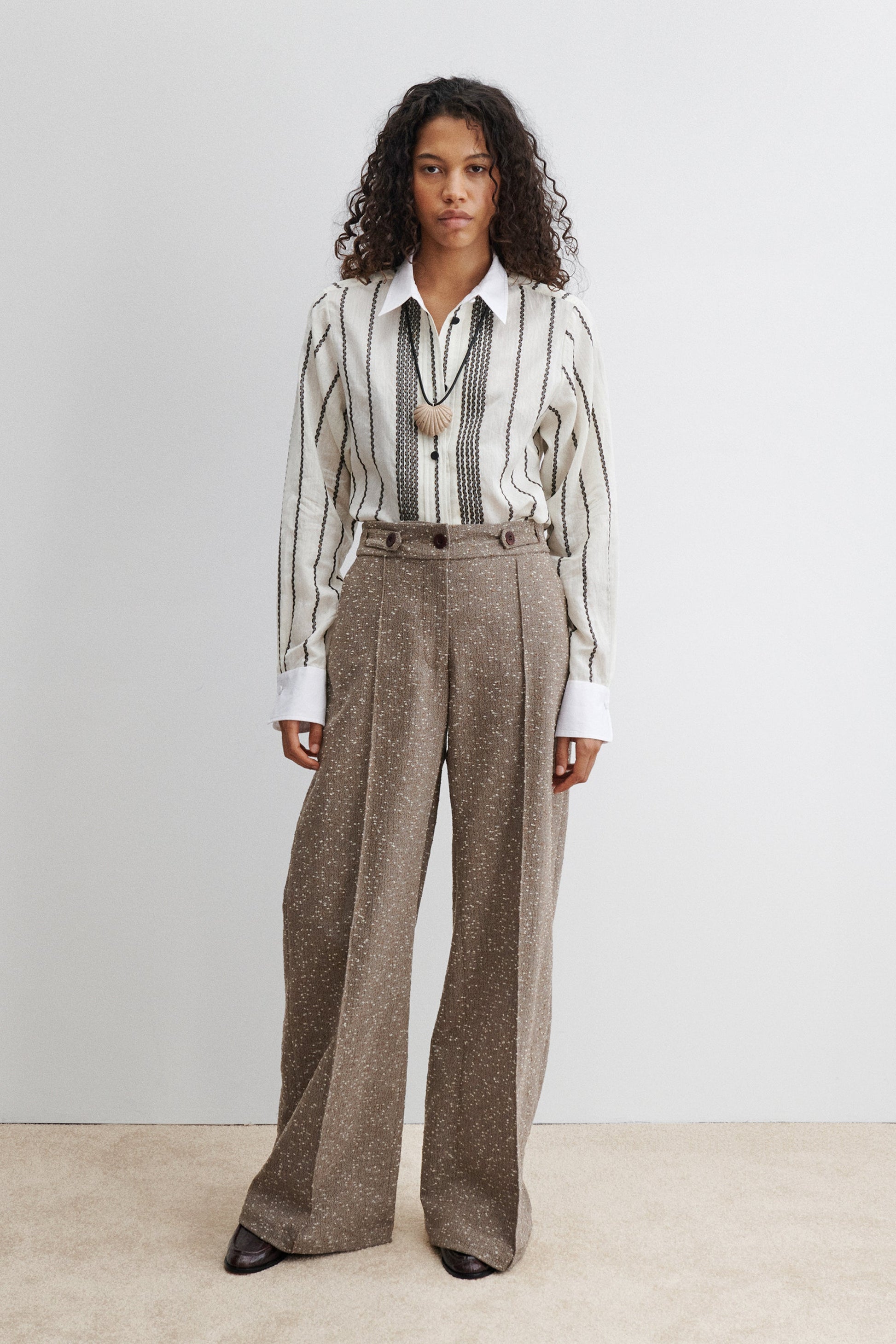 Rachel Comey | Alber Pant Brown Herringbone