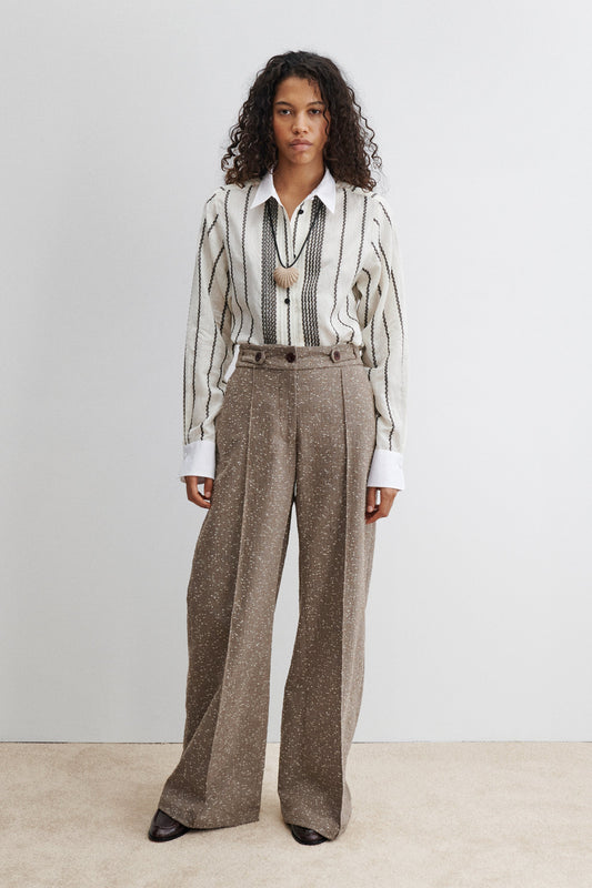 Rachel Comey | Alber Pant Brown Herringbone