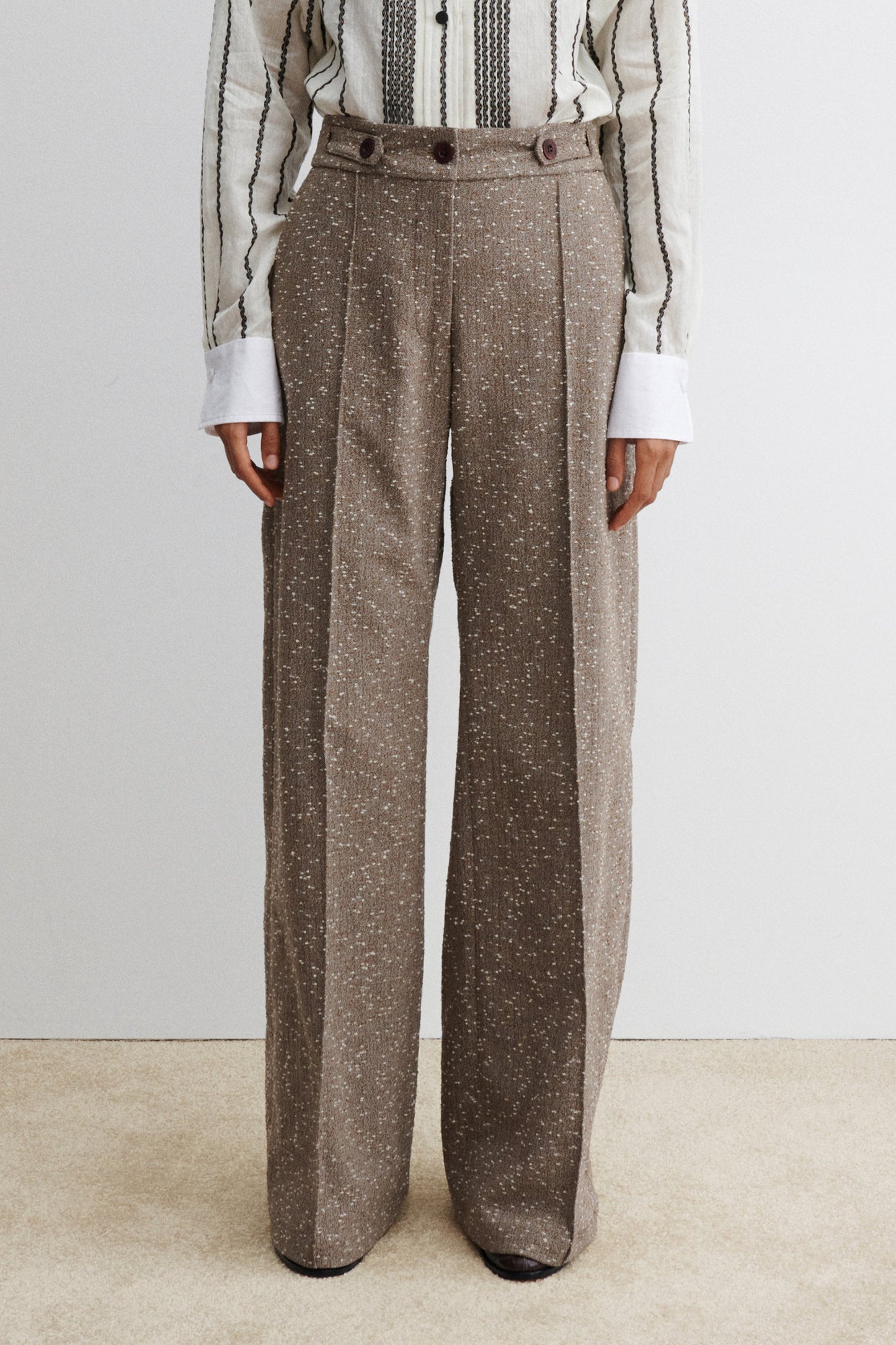 Rachel Comey | Alber Pant Brown Herringbone