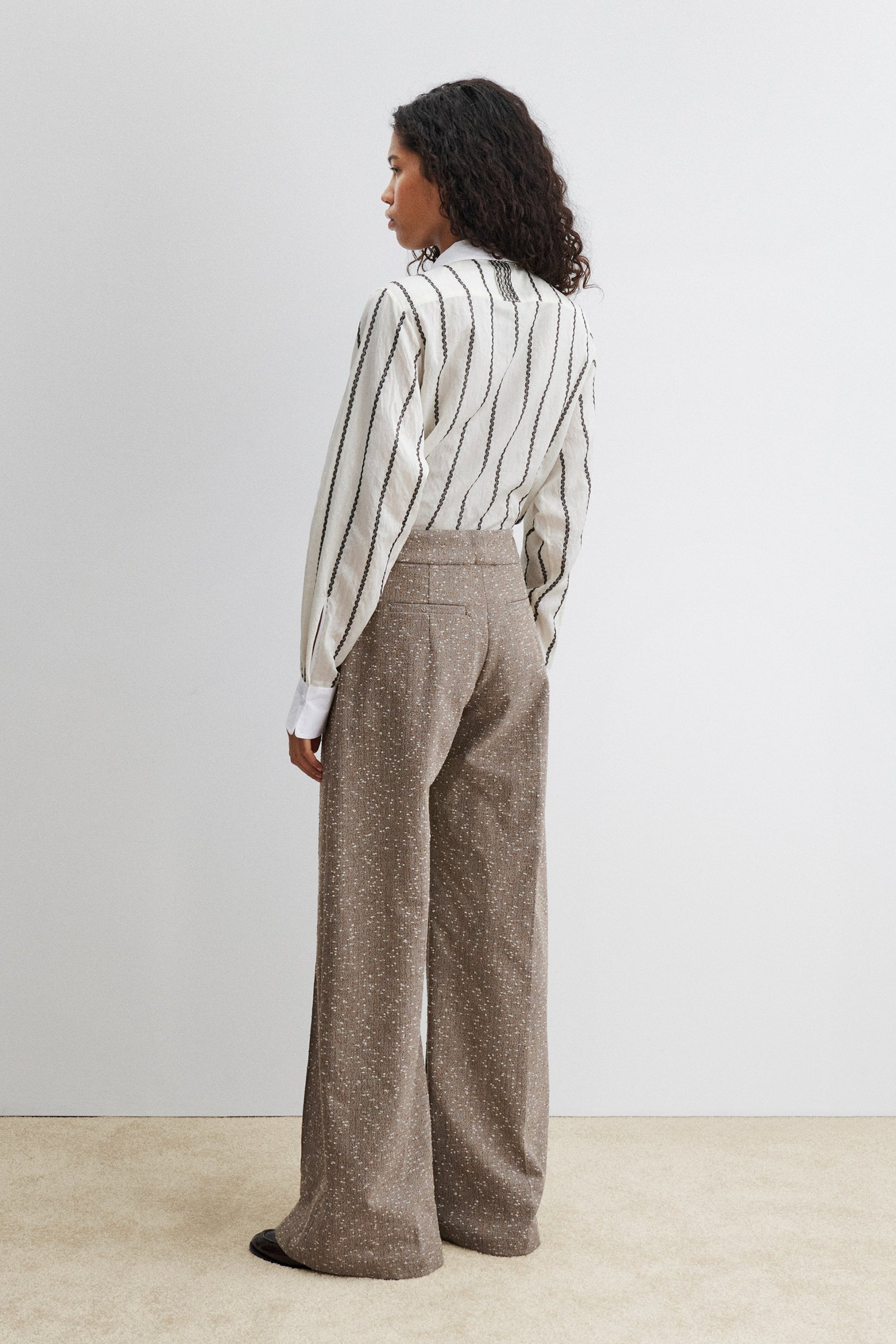 Rachel Comey | Alber Pant Brown Herringbone