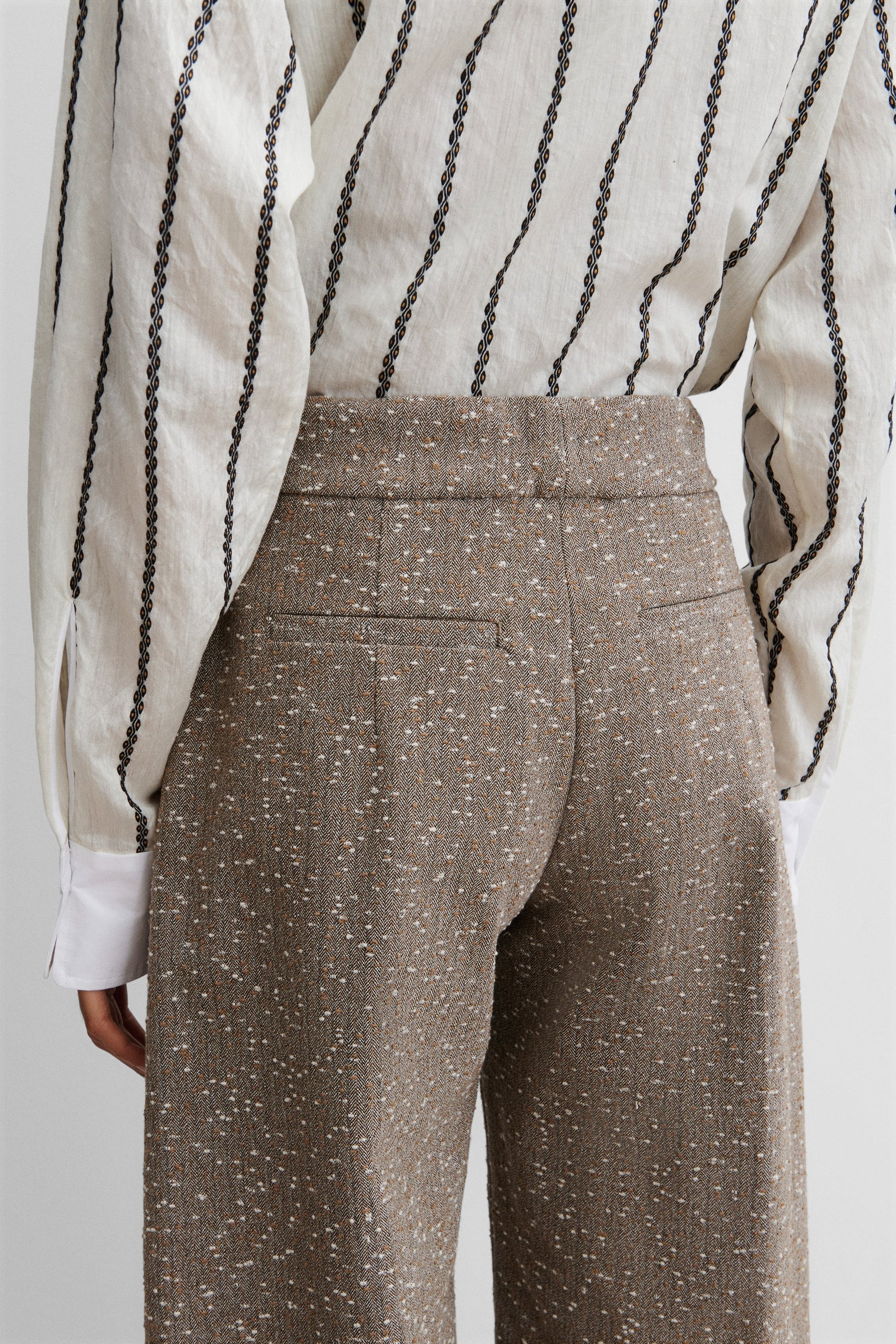 Rachel Comey | Alber Pant Brown Herringbone