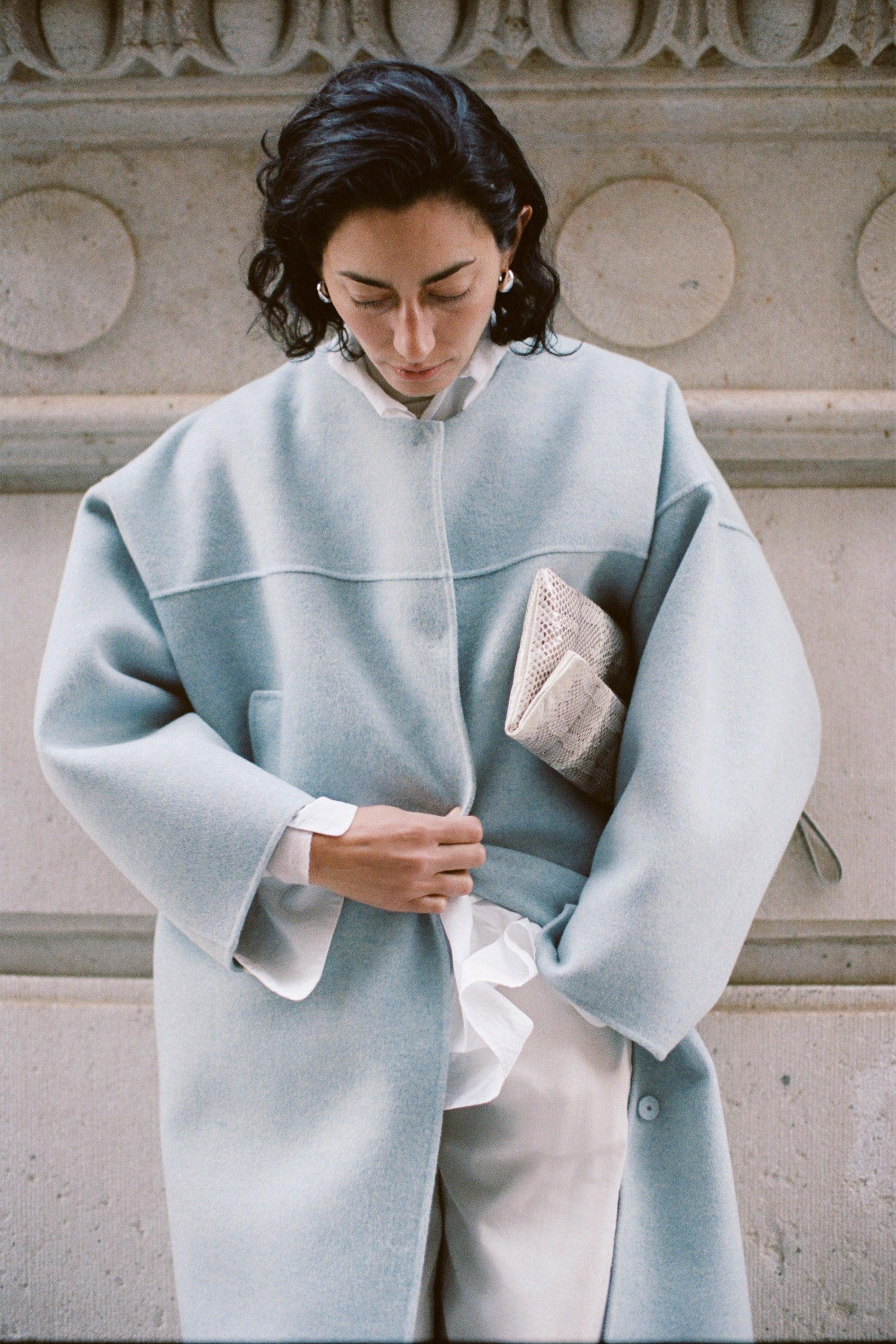 Rachel Comey | Glint Coat Light Blue
