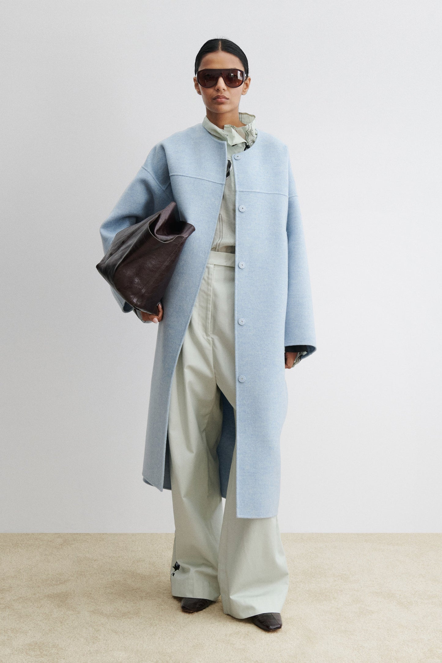 Rachel Comey | Glint Coat Light Blue