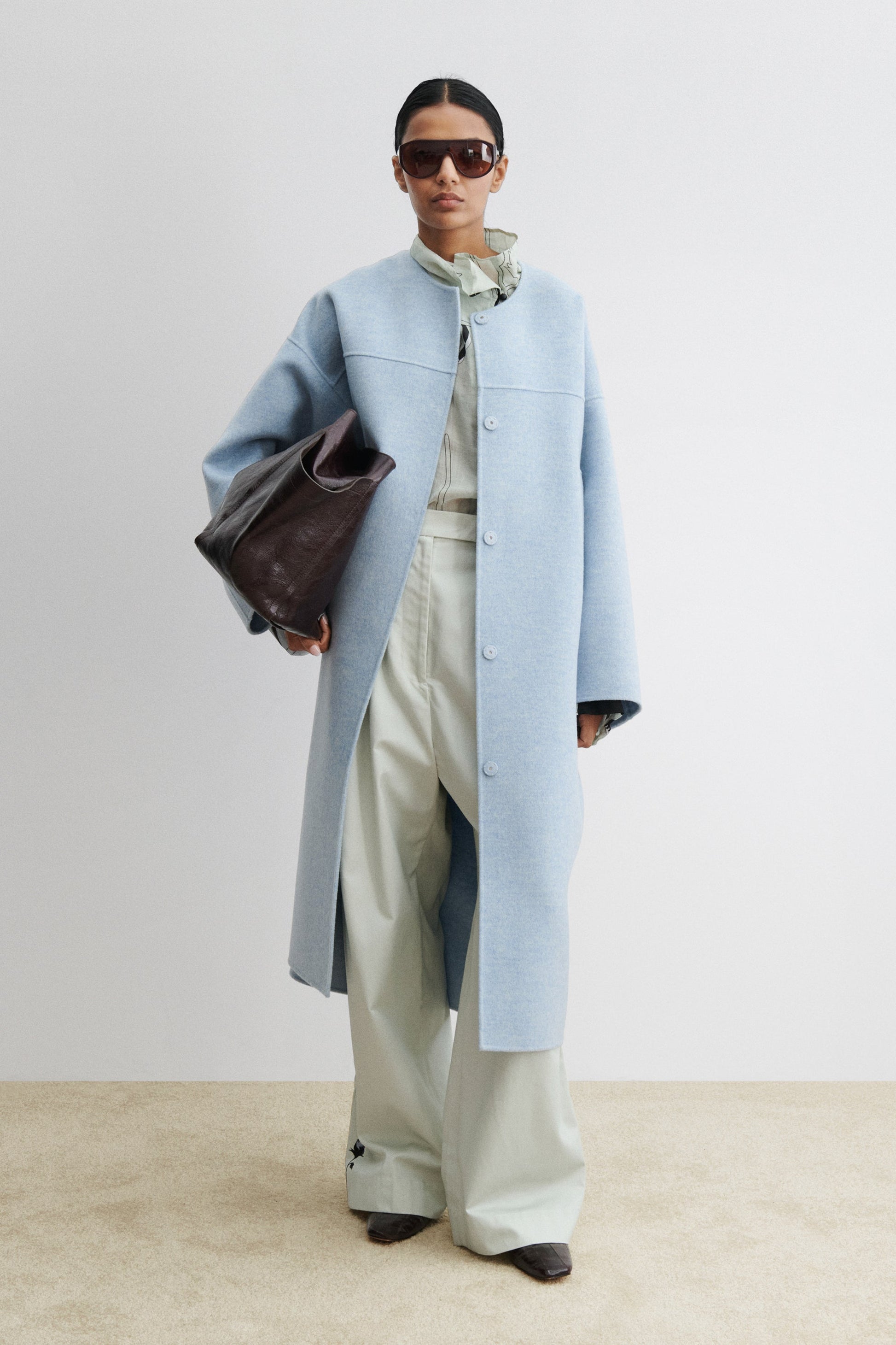 Rachel Comey | Glint Coat Light Blue