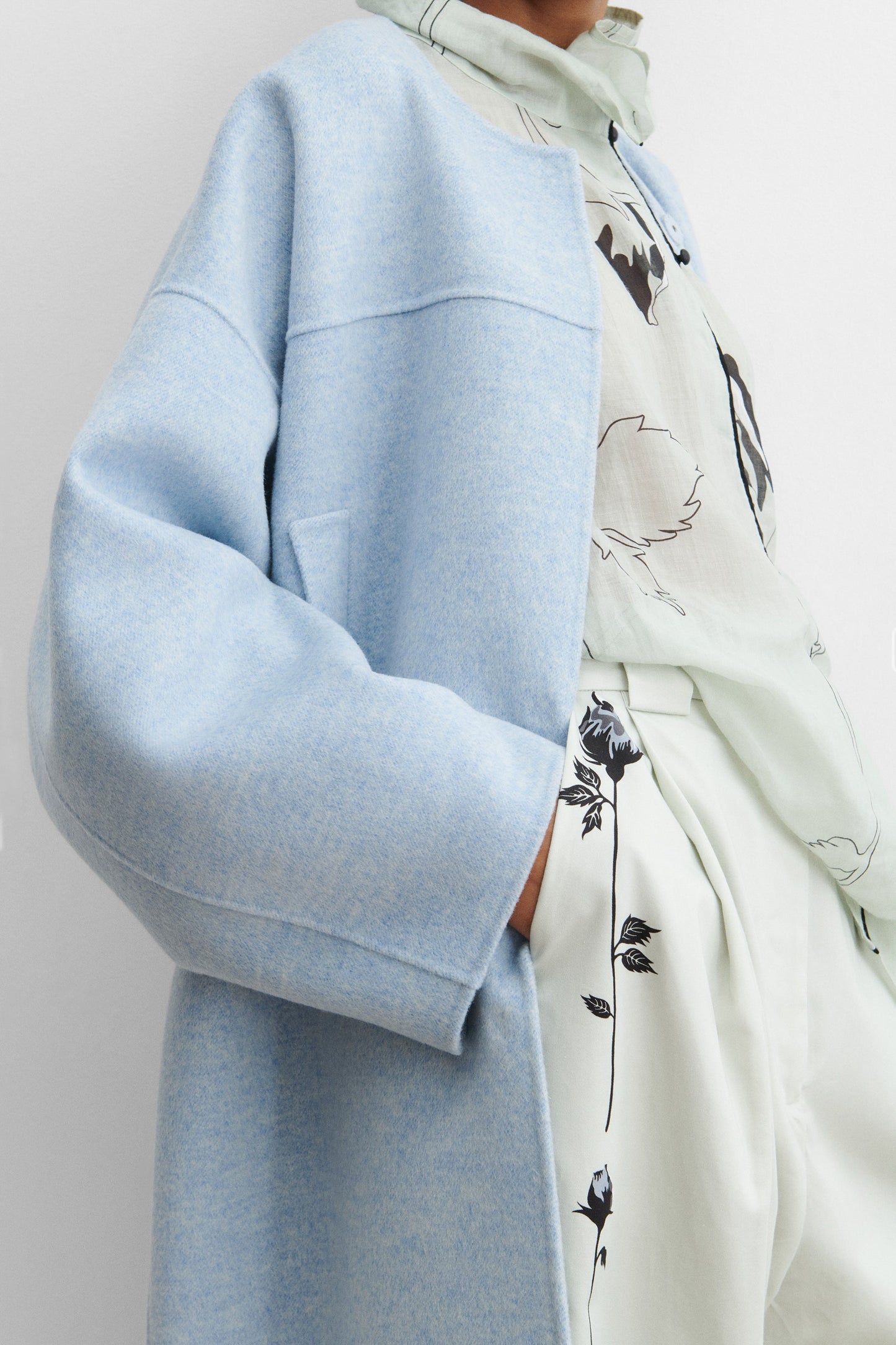 Rachel Comey | Glint Coat Light Blue