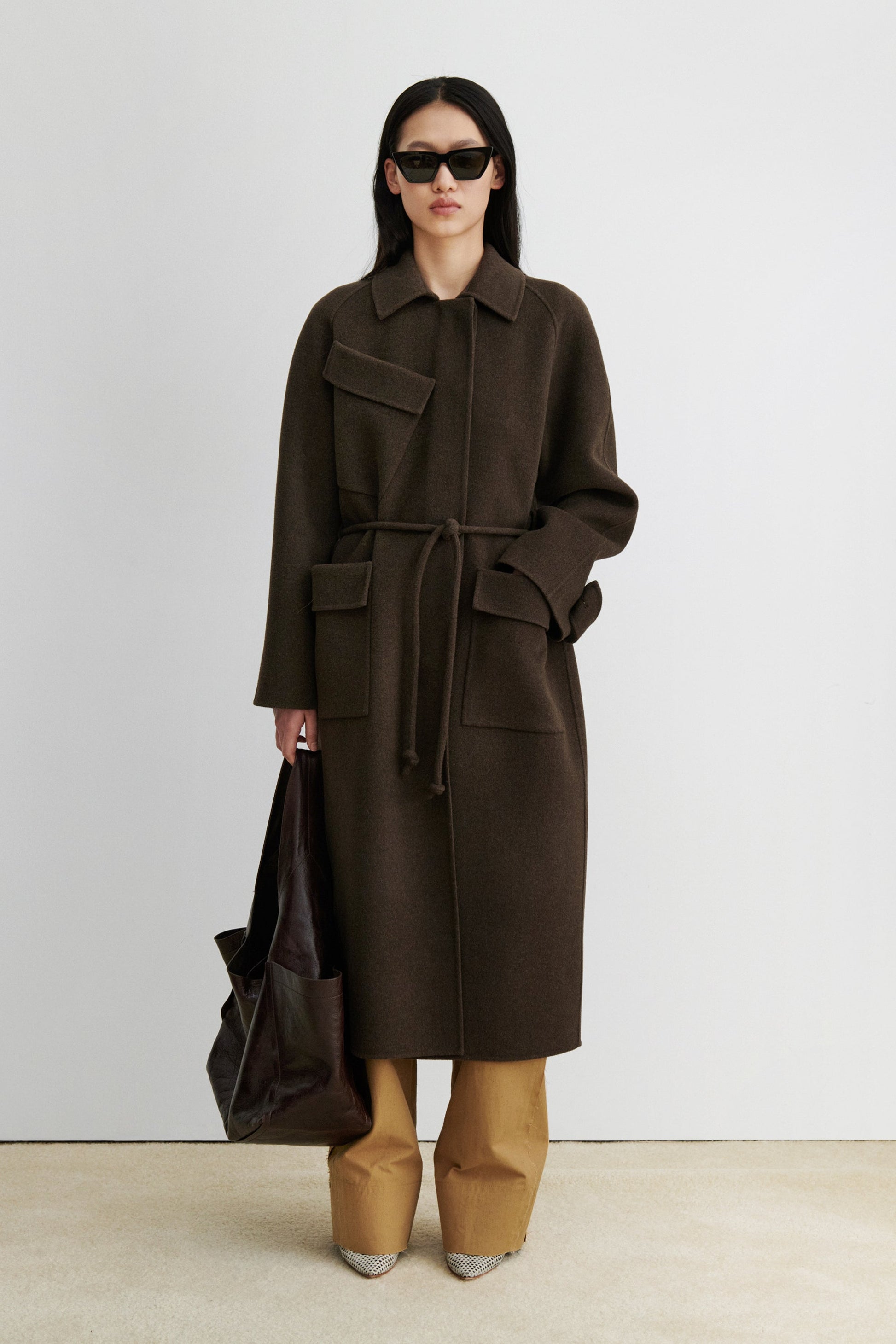 Rachel Comey | Alves Trench Brown Melange