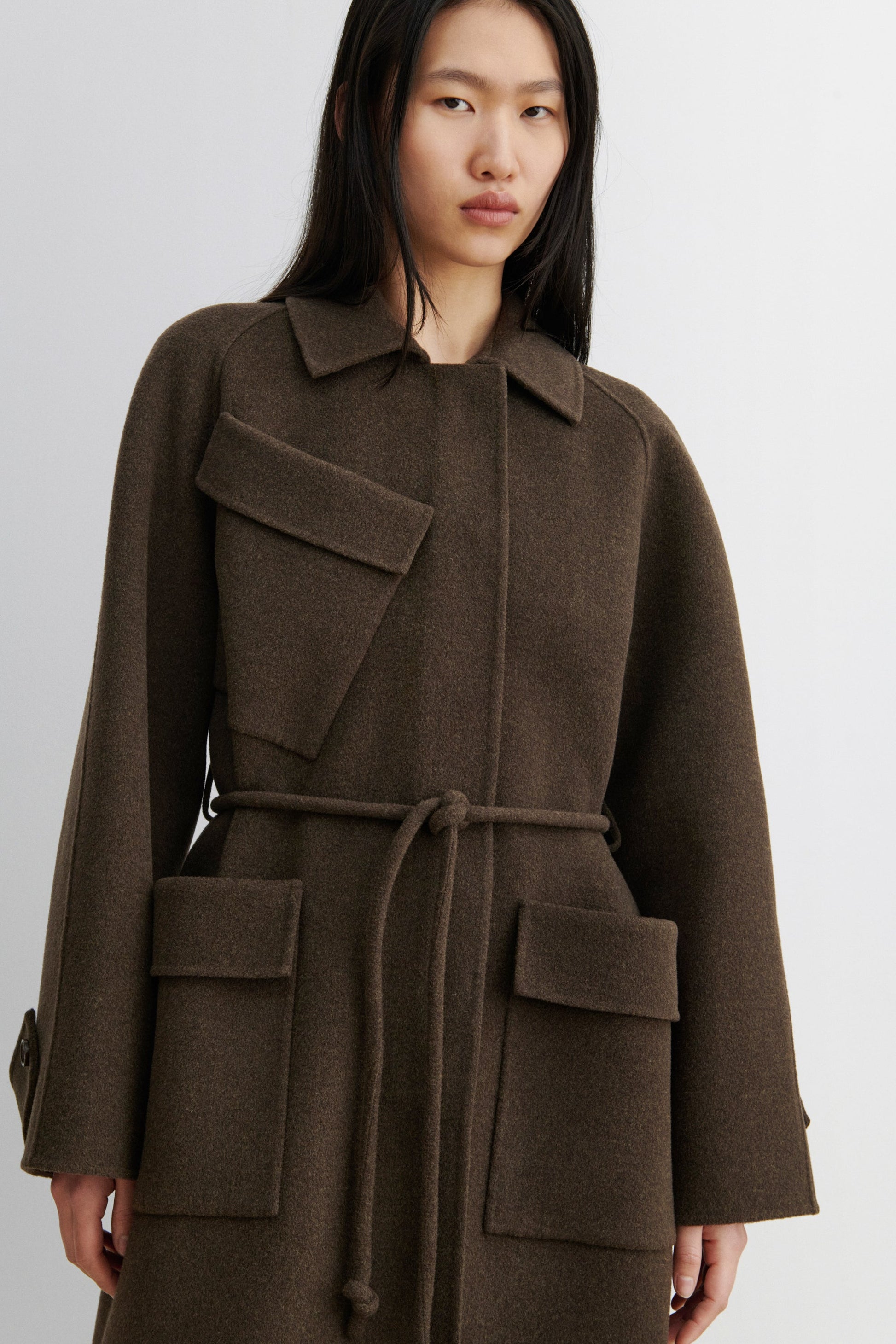 Rachel Comey | Alves Trench Brown Melange