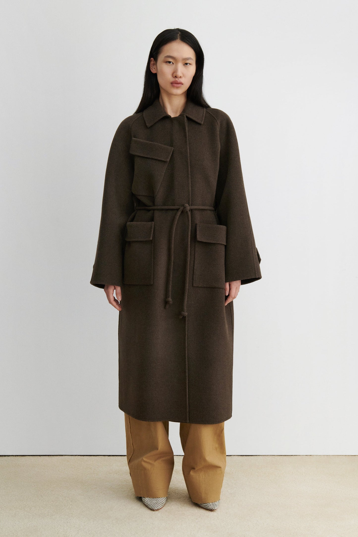 Rachel Comey | Alves Trench Brown Melange