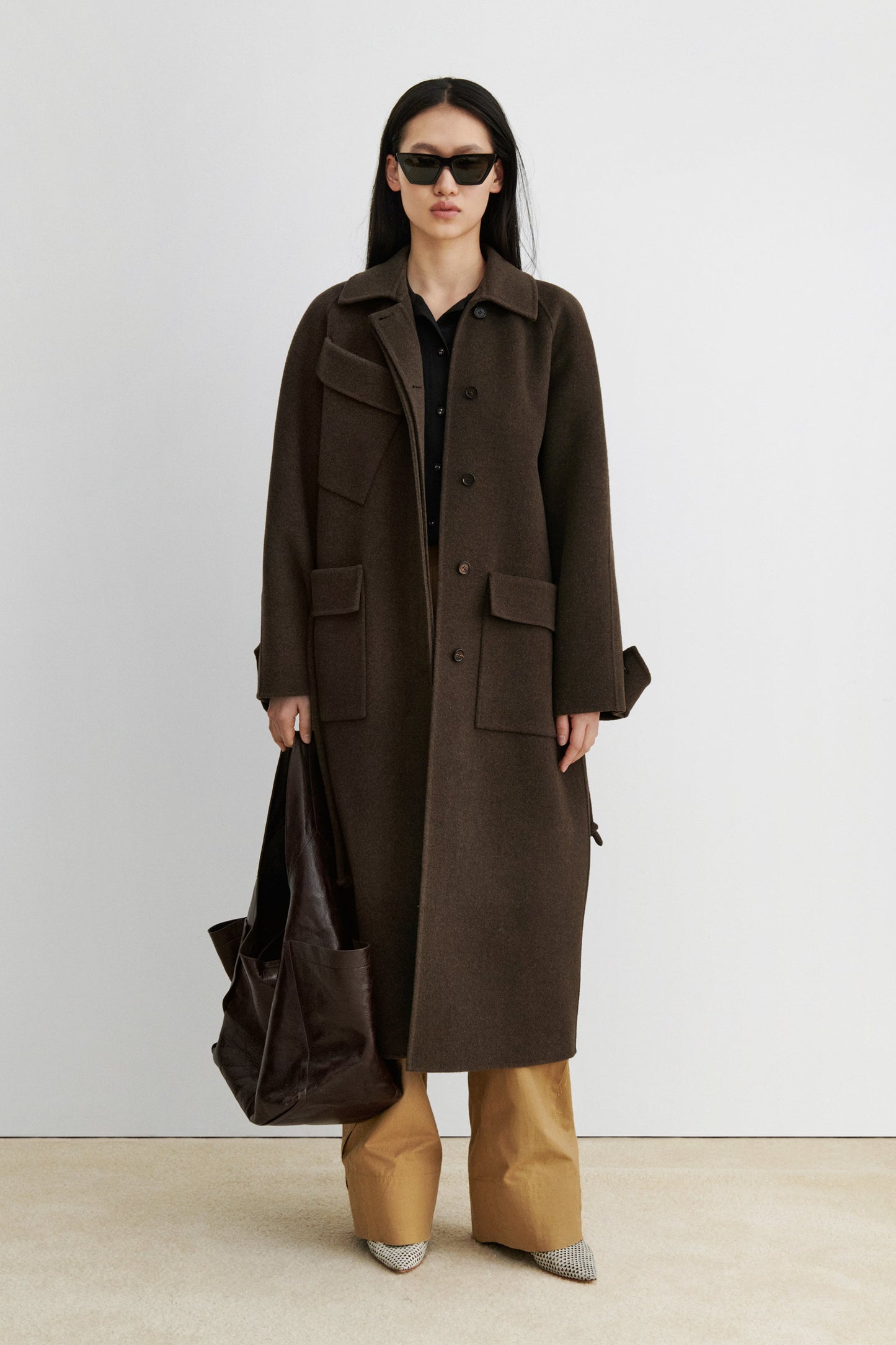 Rachel Comey | Alves Trench Brown Melange