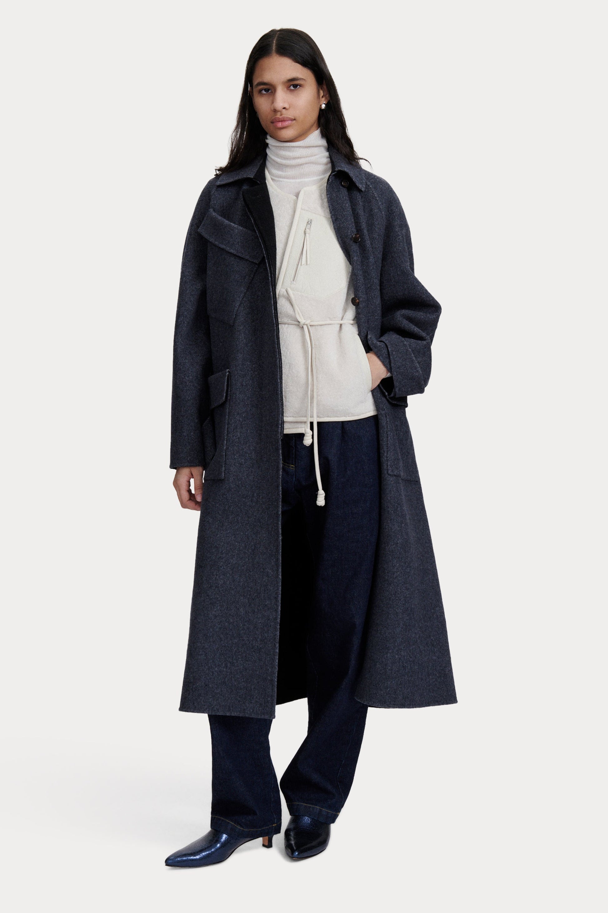 Rachel Comey | Alves Trench Black\/Grey