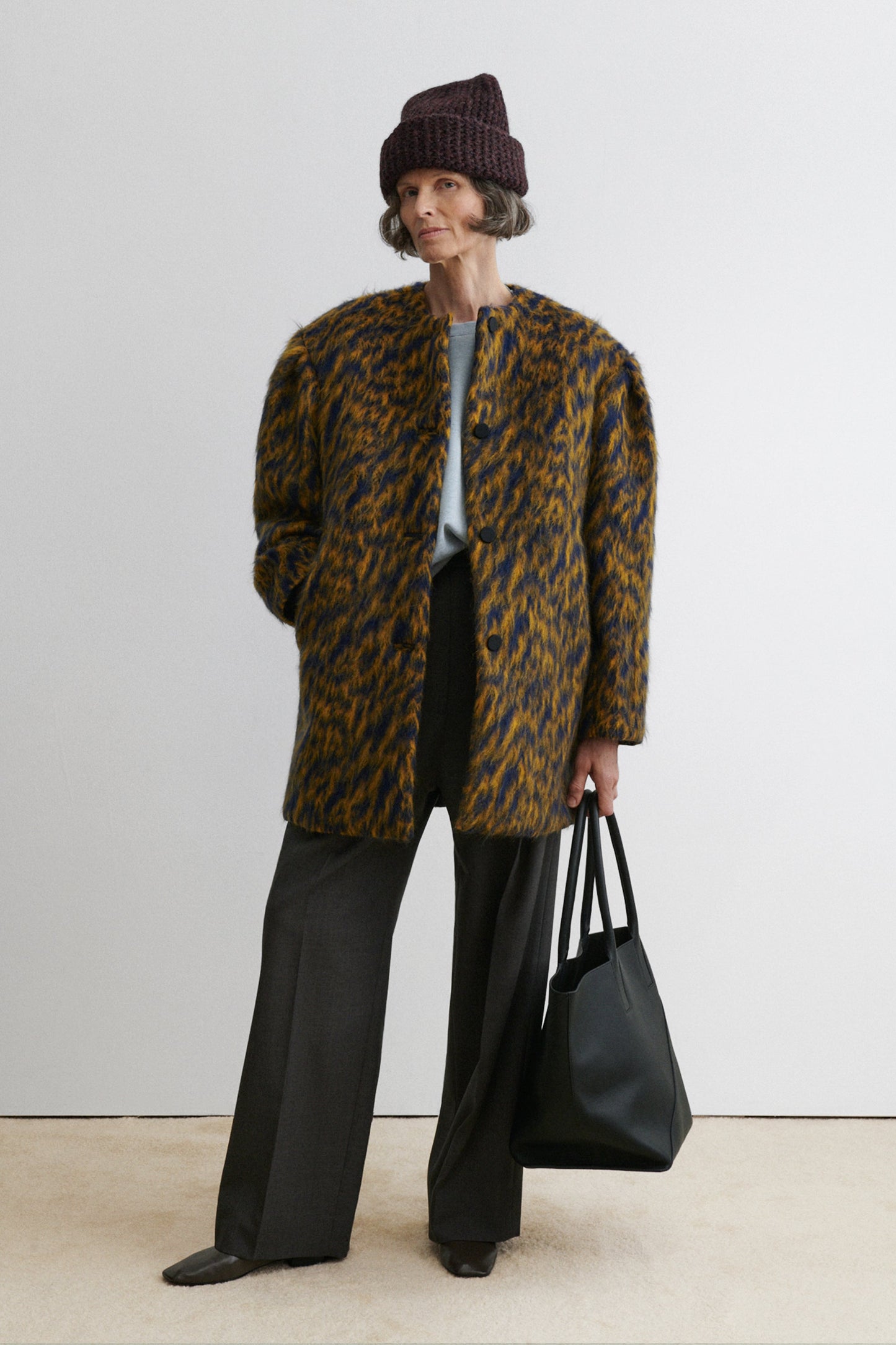 Rachel Comey | Cosum Coat Blue Ochre