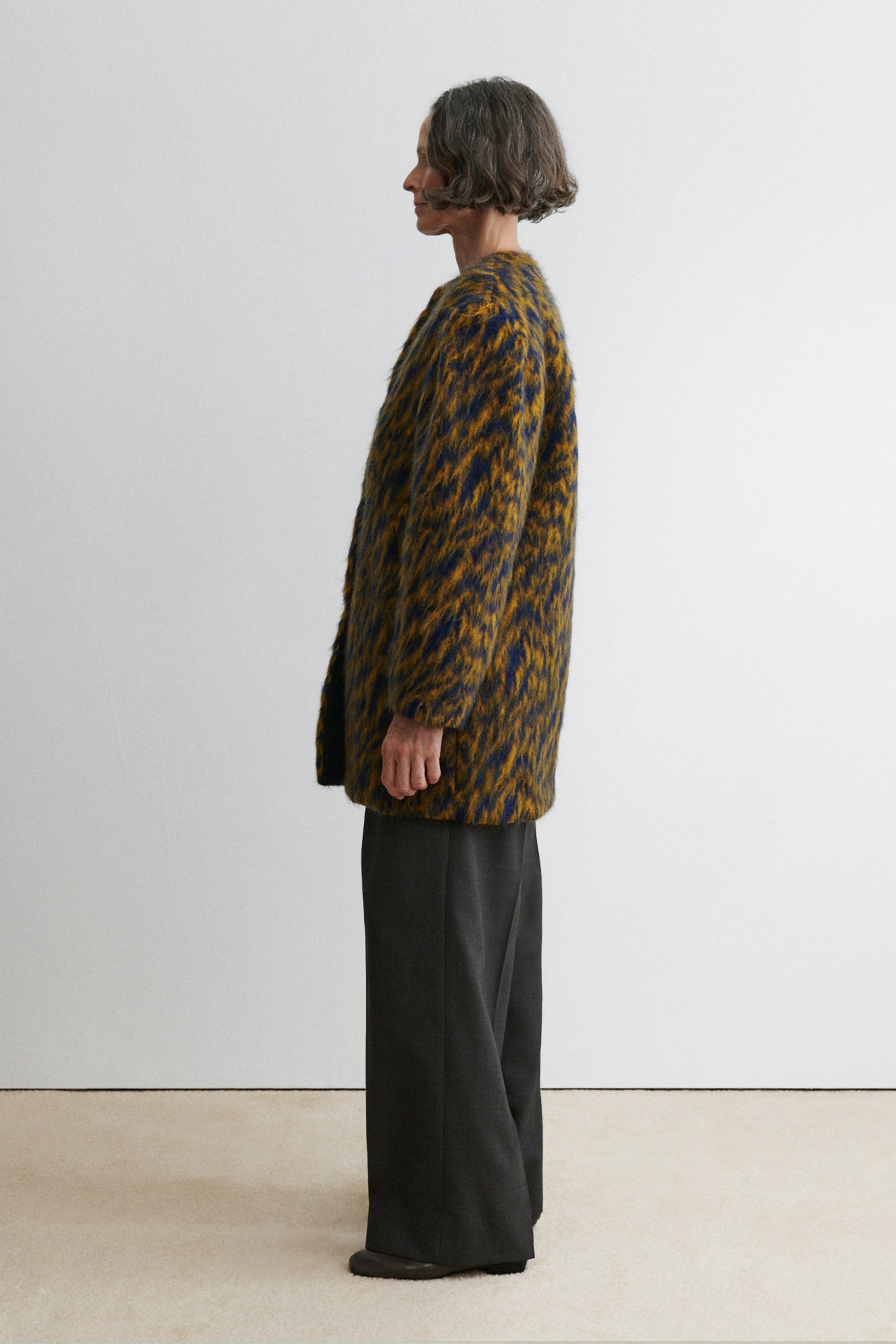 Rachel Comey | Cosum Coat Blue Ochre