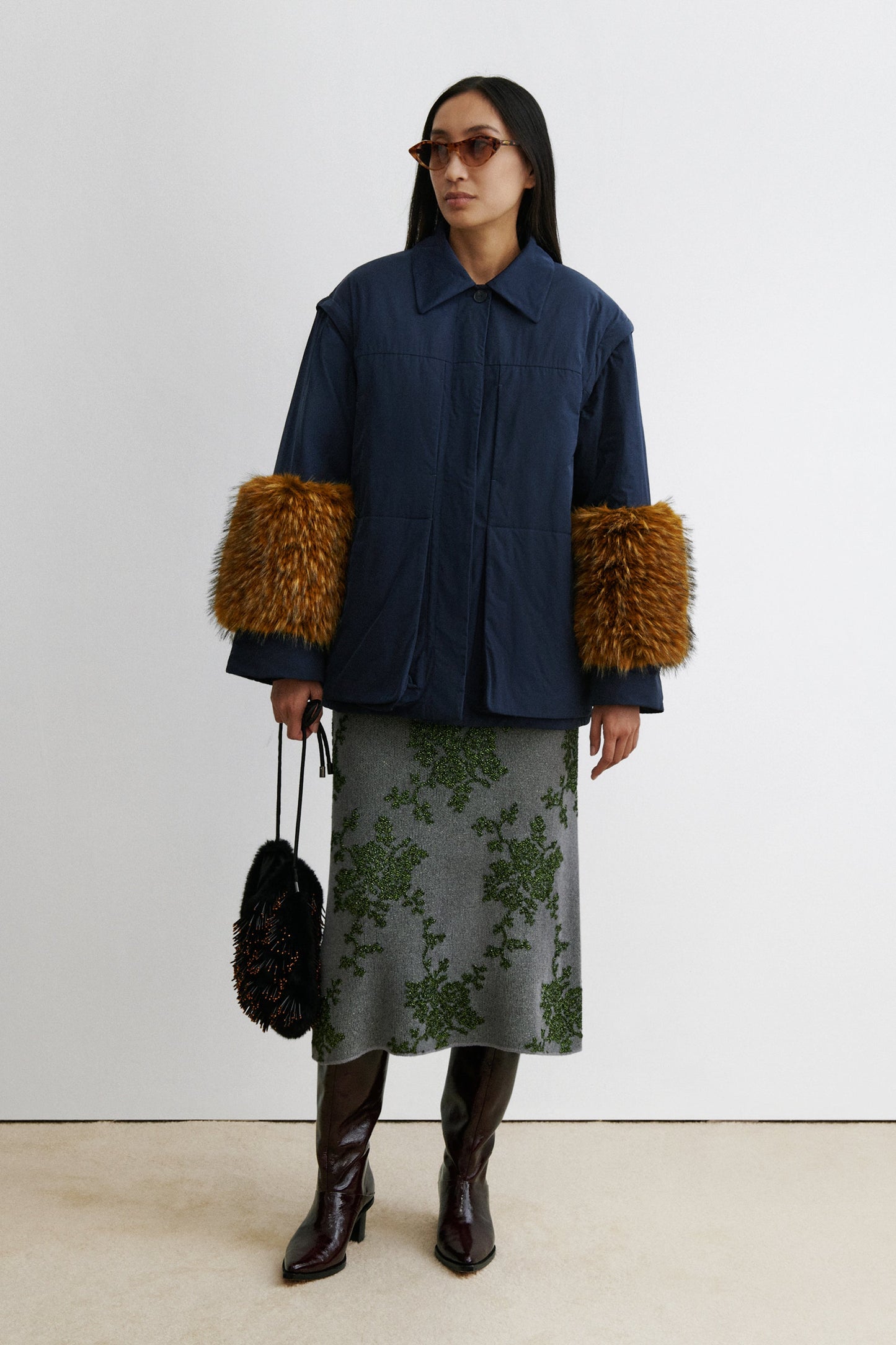 Rachel Comey | Muff Coat Navy