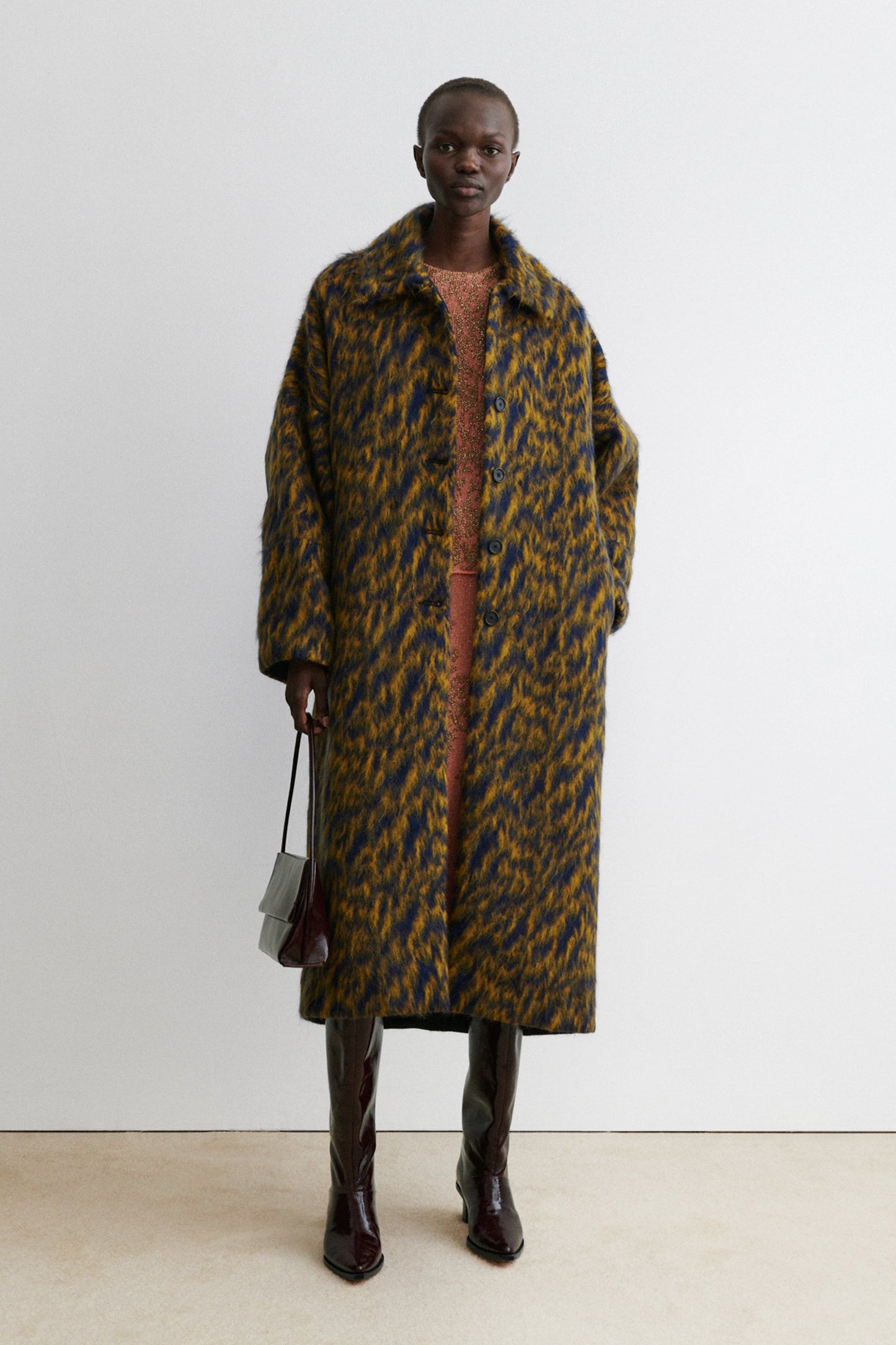 Rachel Comey | Loyle Coat Blue Ochre