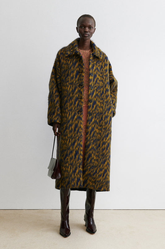 Rachel Comey | Loyle Coat Blue Ochre