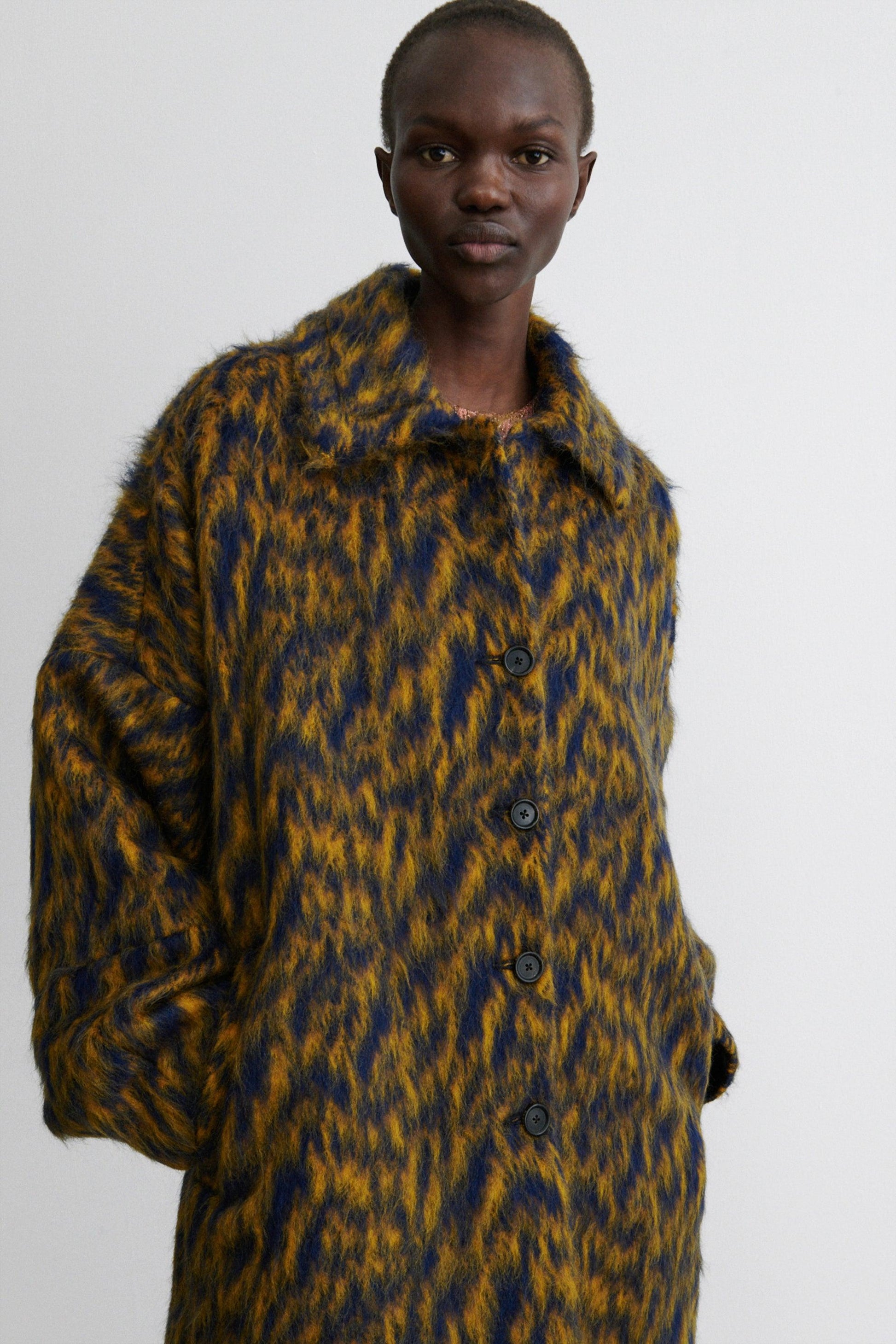 Rachel Comey | Loyle Coat Blue Ochre