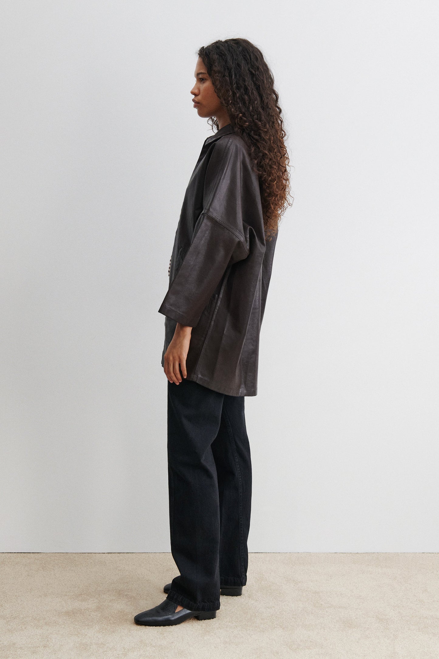 Rachel Comey | Husk Coat Auburn-Black