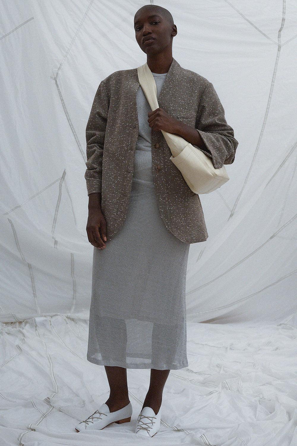 Rachel Comey | Baseball Blazer Brown Herringbone