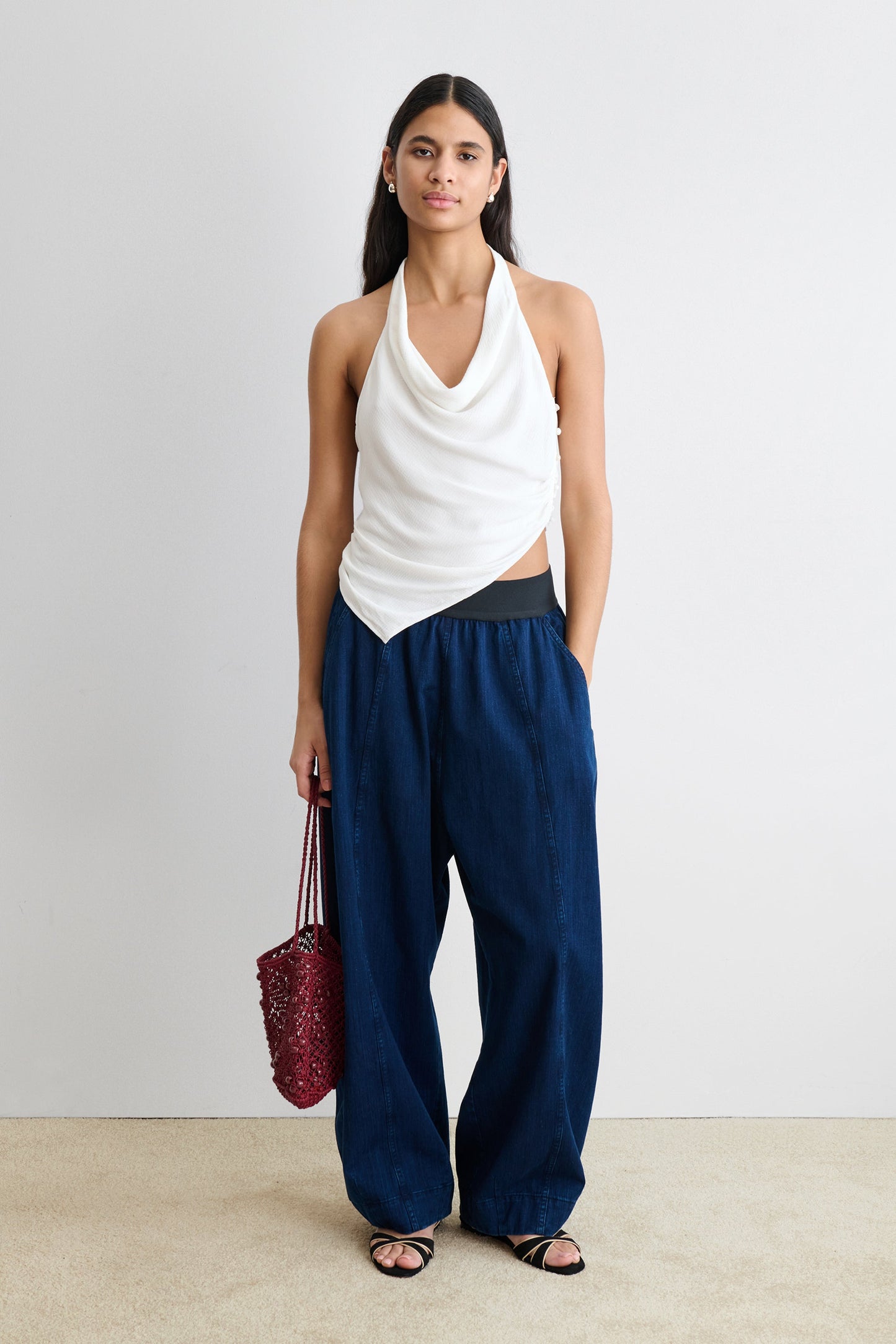 Rachel Comey | Beaulieu Halter Top Off White
