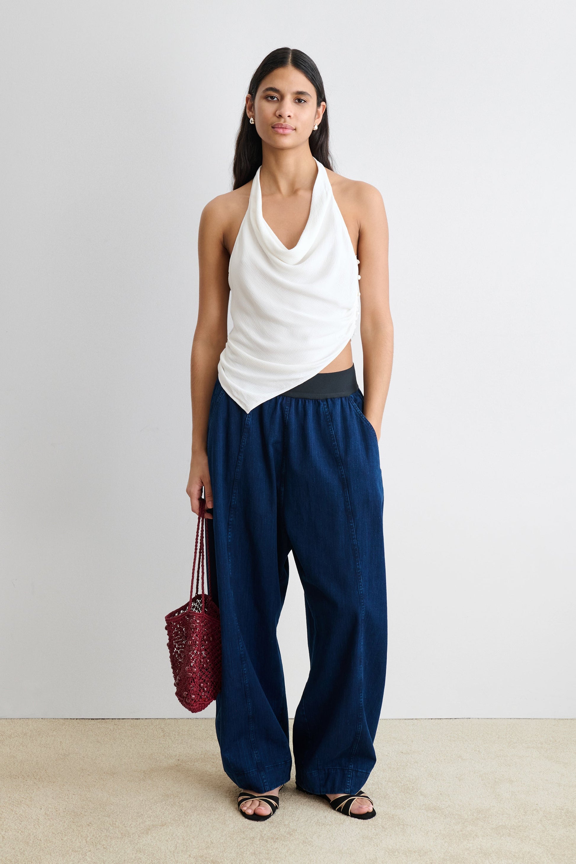 Rachel Comey | Beaulieu Halter Top Off White
