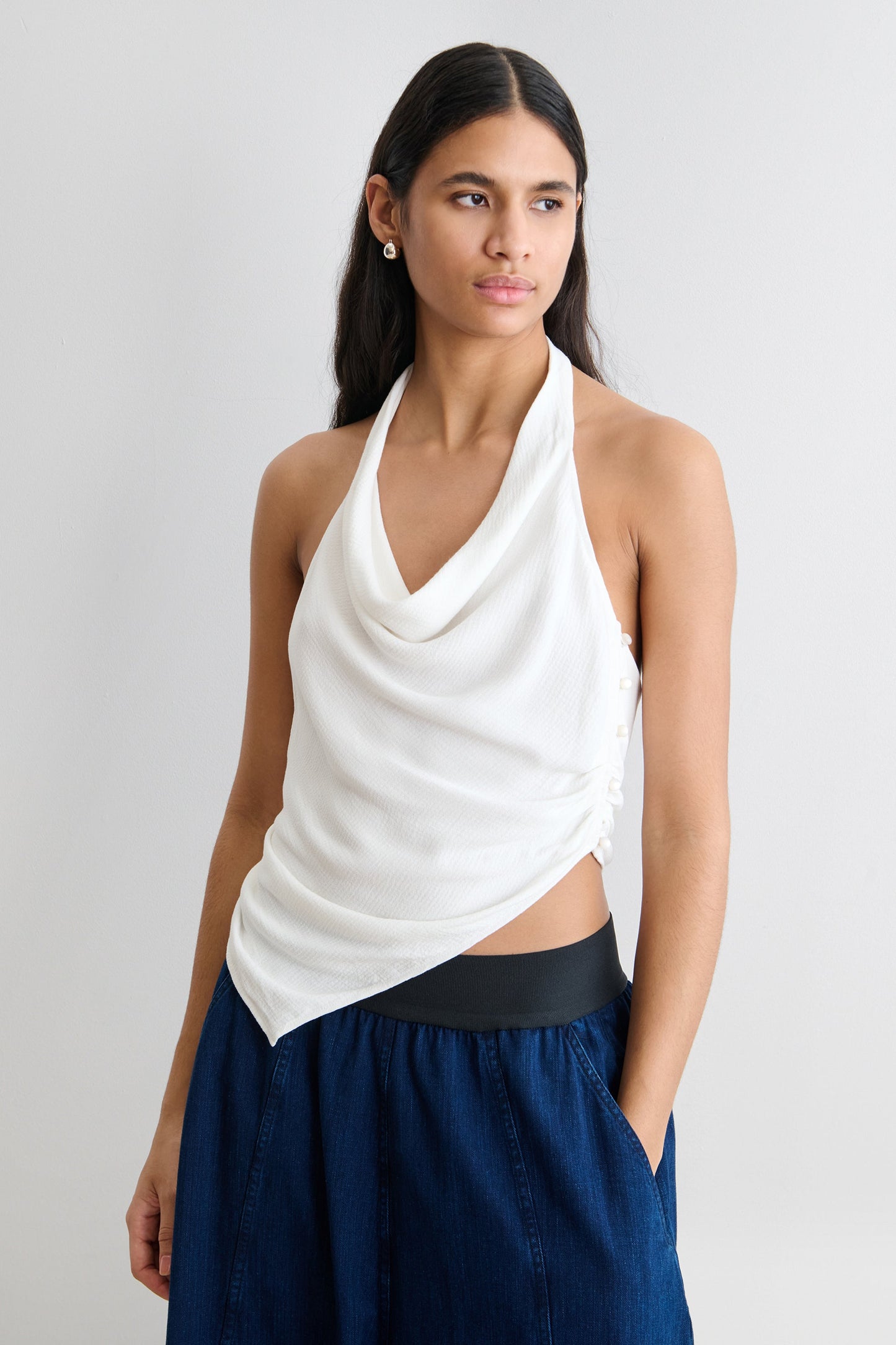 Rachel Comey | Beaulieu Halter Top Off White